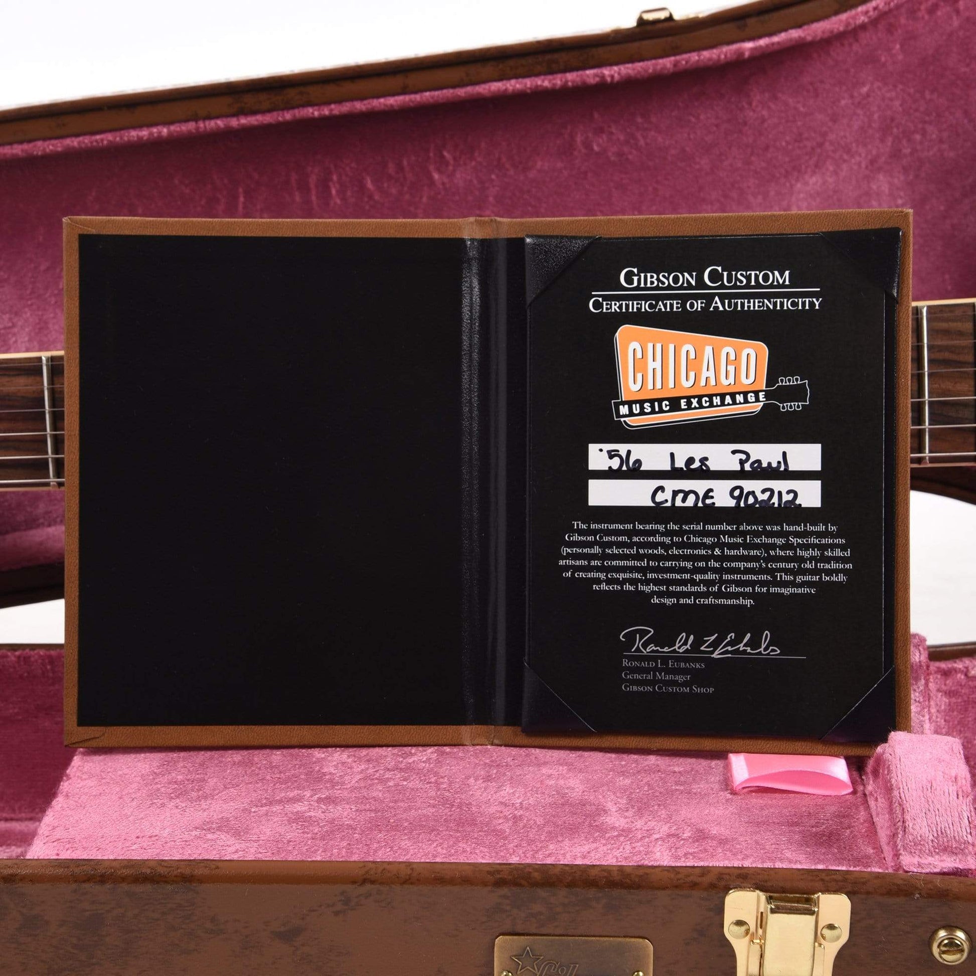 Gibson Custom 1956 Les Paul Goldtop "CME Spec" Darkback VOS w/60 V2 Neck Profile Electric Guitars / Solid Body