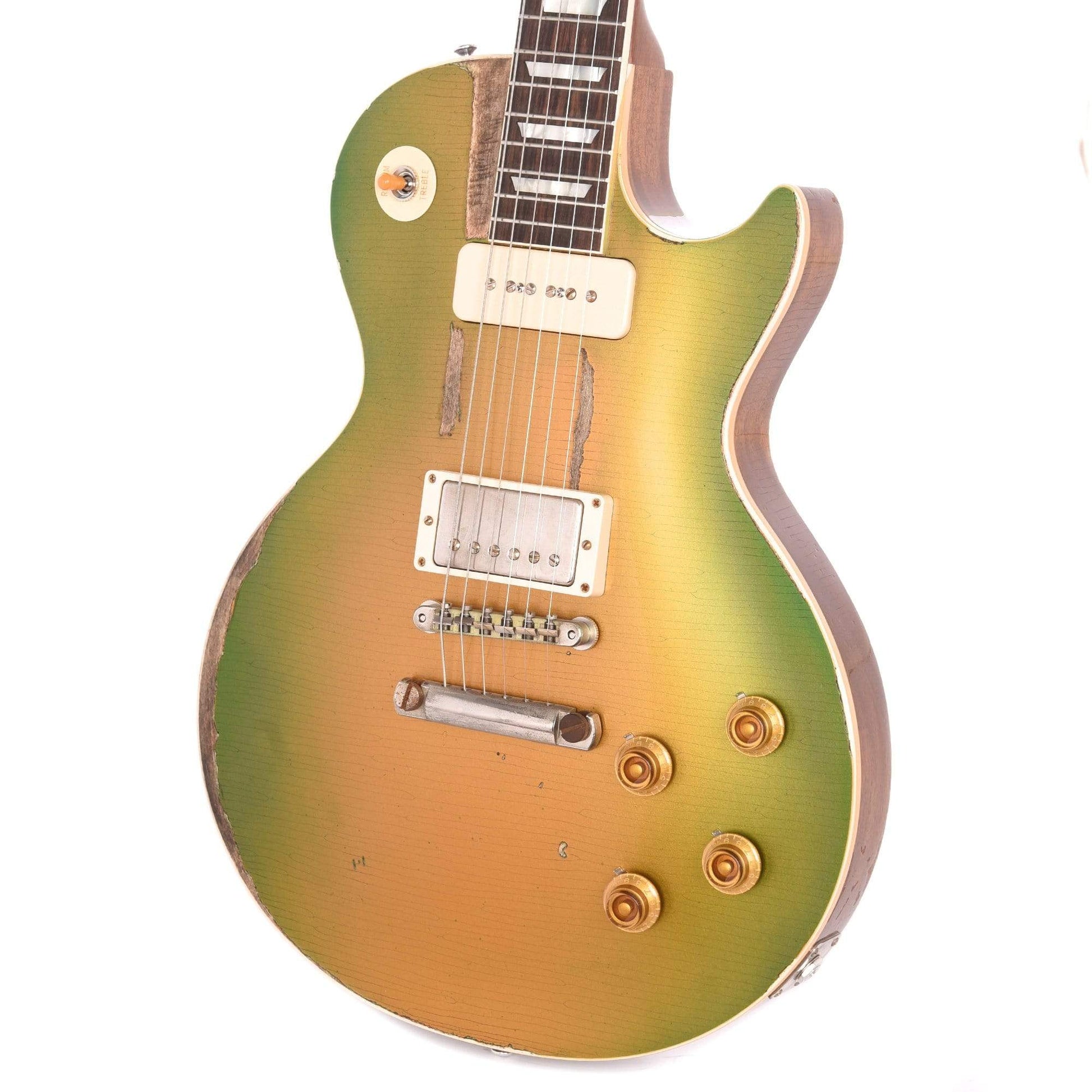 Gibson Custom 1956 Les Paul Goldtop Heavy Aged w/P-90 and Humbucker Electric Guitars / Solid Body