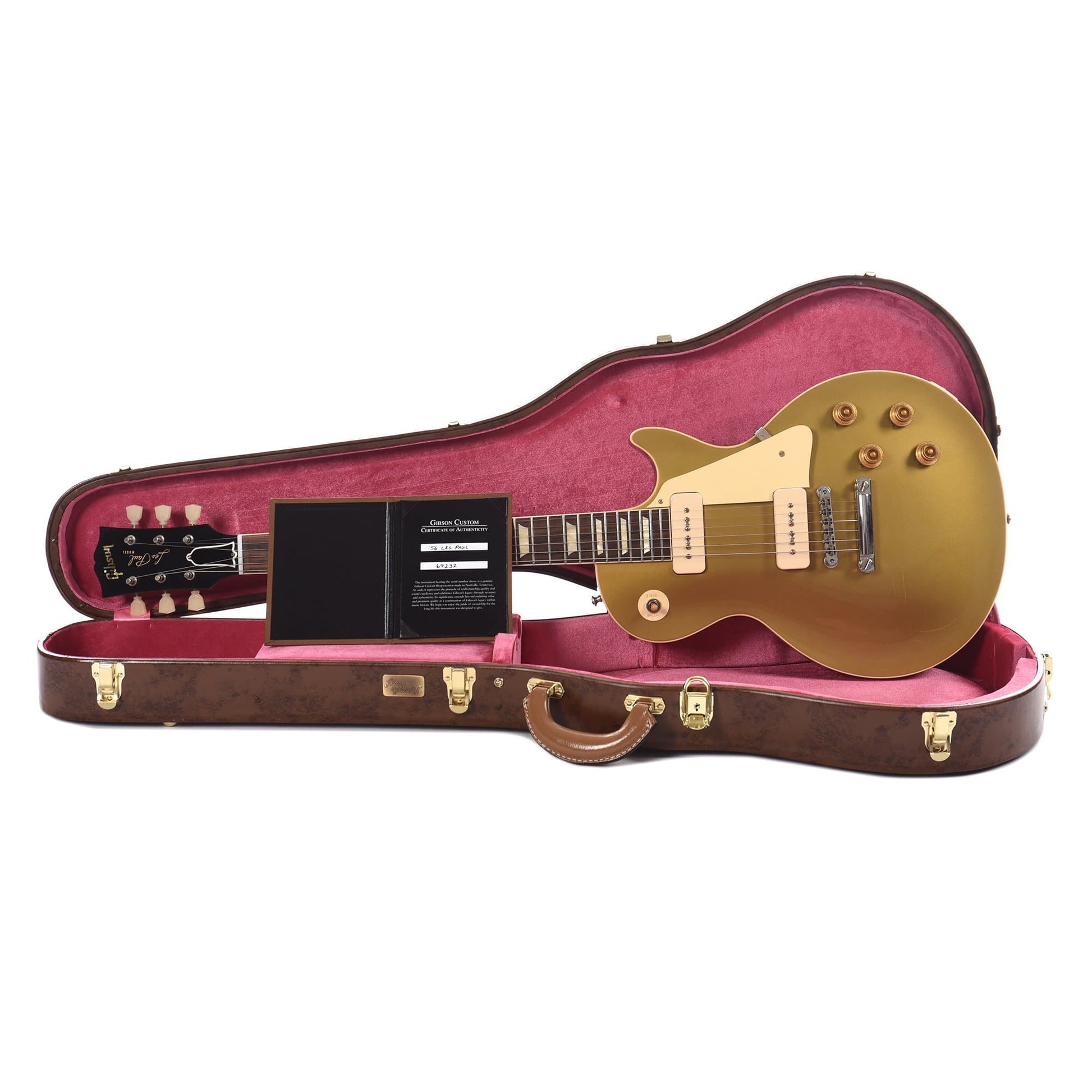 Gibson Custom 1956 Les Paul Goldtop Reissue Double Gold VOS Electric Guitars / Solid Body