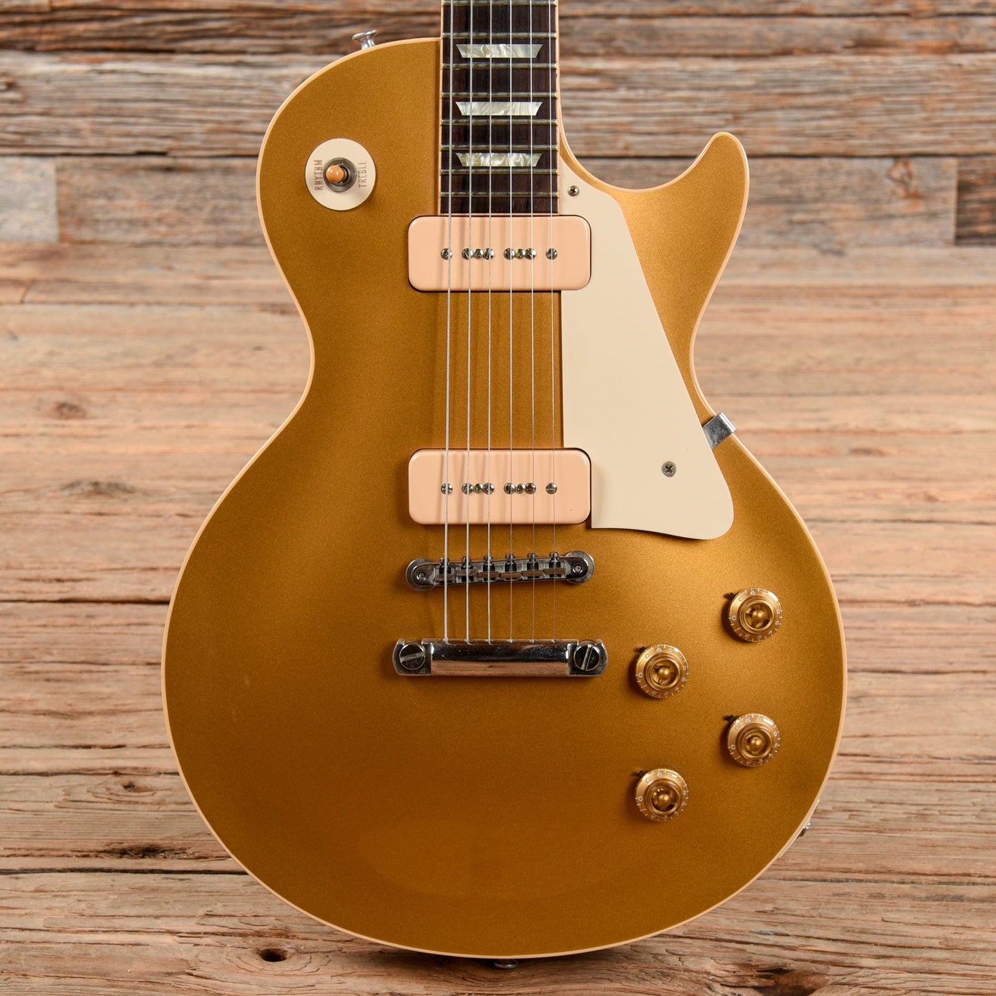 Gibson Custom 1956 Les Paul Reissue Goldtop Electric Guitars / Solid Body