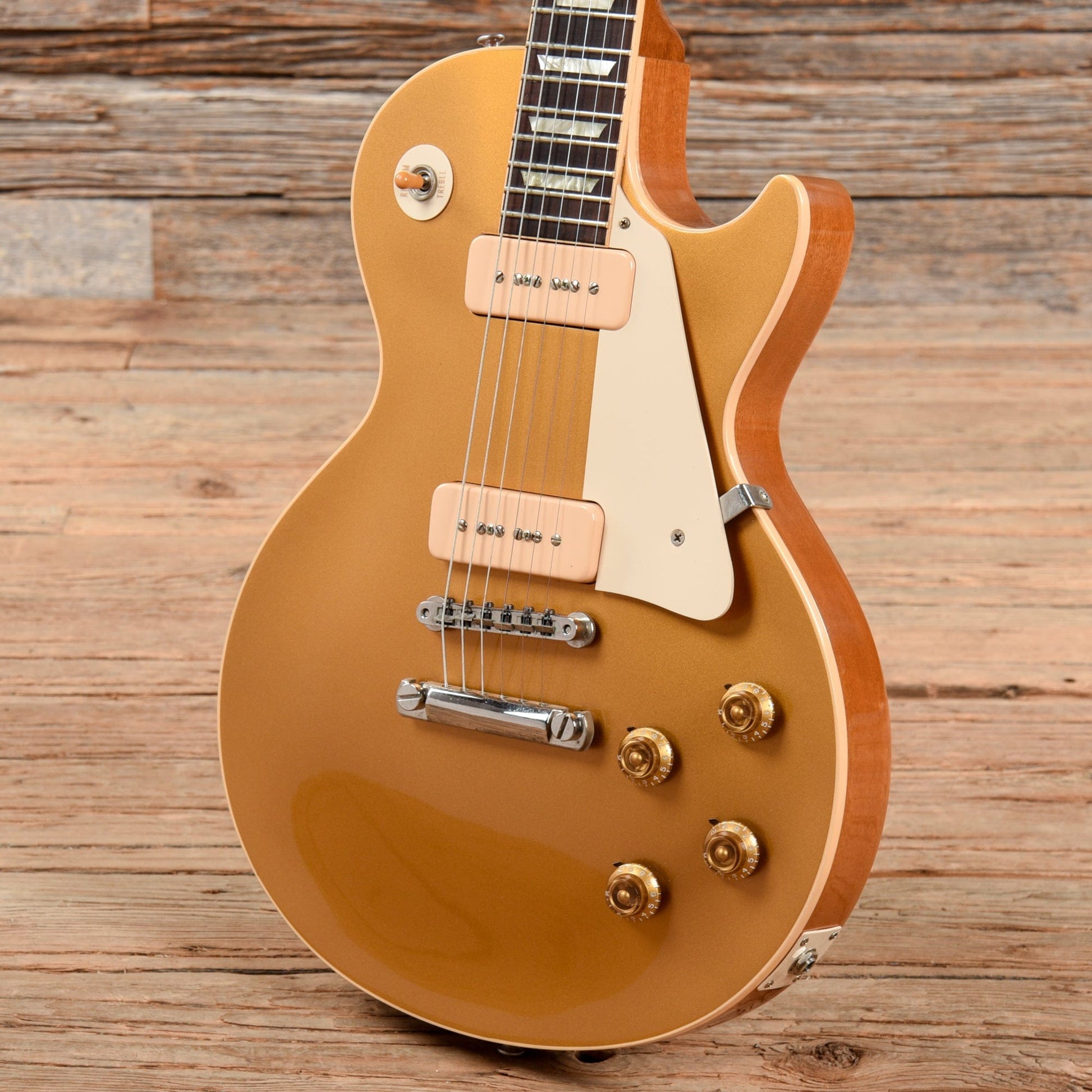 Gibson Custom 1956 Les Paul Reissue Goldtop Electric Guitars / Solid Body