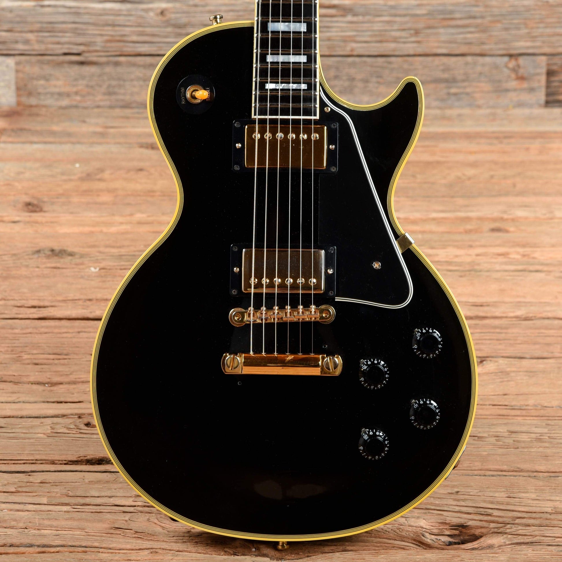 Gibson Custom 1957 Les Paul Custom Ebony 1996 Electric Guitars / Solid Body