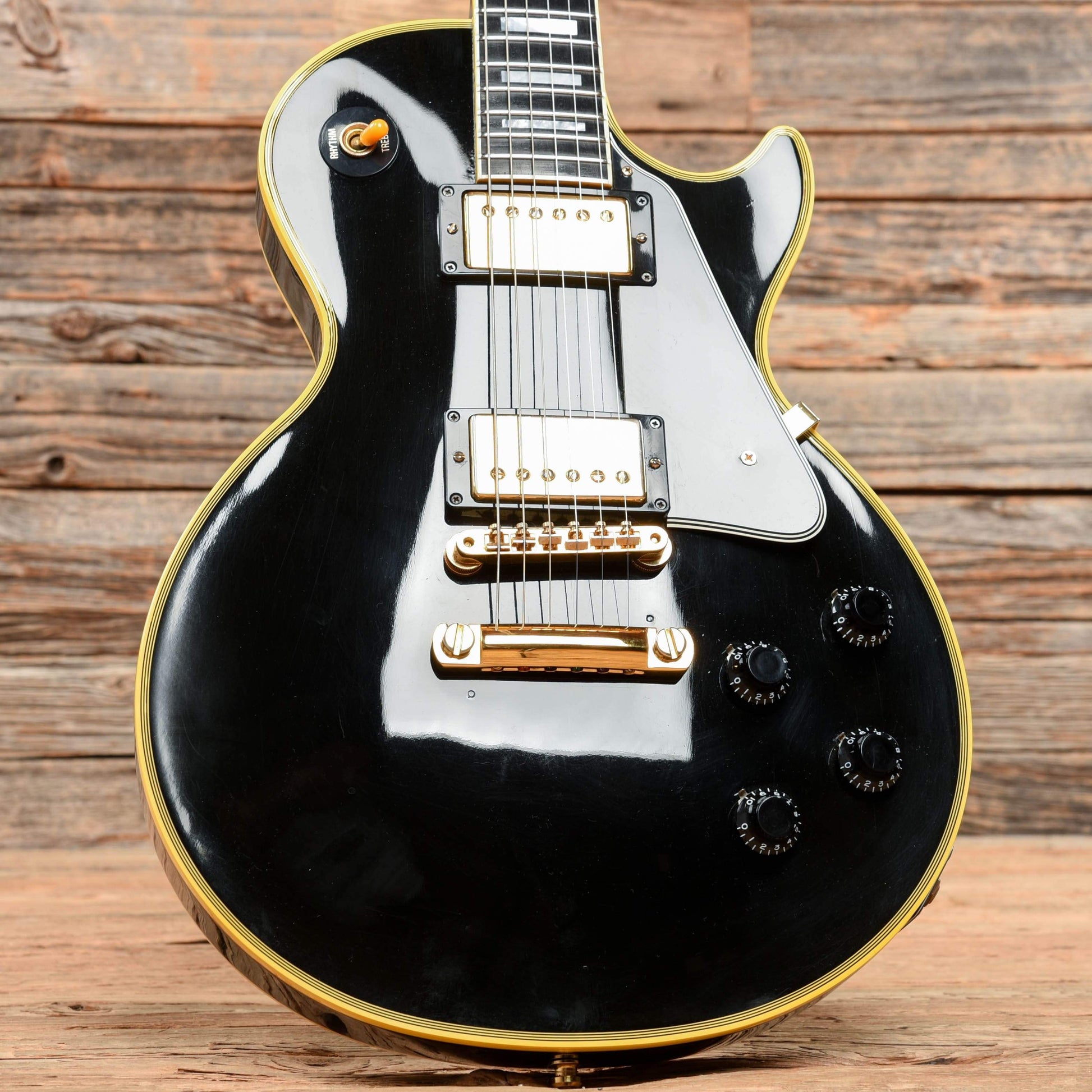 Gibson Custom 1957 Les Paul Custom Ebony 1996 Electric Guitars / Solid Body