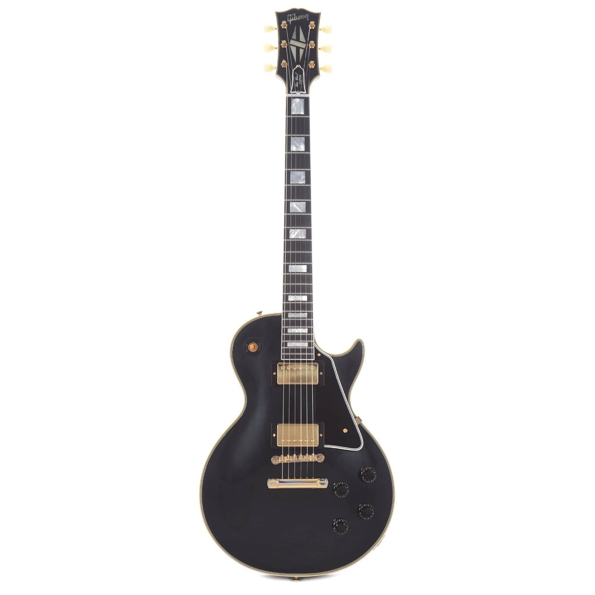 Gibson Custom 1957 Les Paul Custom Reissue 2-Pickup Ebony VOS Electric Guitars / Solid Body