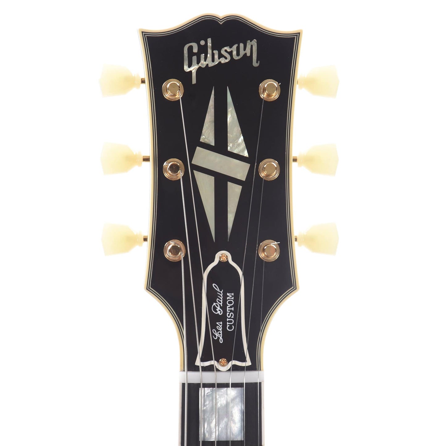 Gibson Custom 1957 Les Paul Custom Reissue 2-Pickup Ebony VOS Electric Guitars / Solid Body