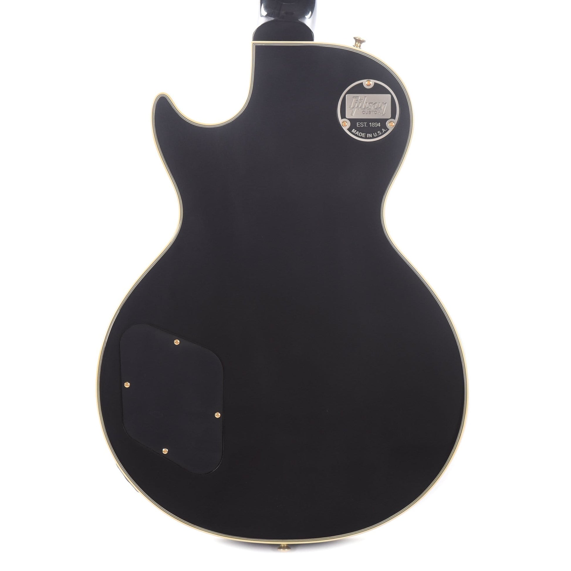 Gibson Custom 1957 Les Paul Custom Reissue 2-Pickup Ebony VOS Electric Guitars / Solid Body