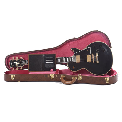 Gibson Custom 1957 Les Paul Custom Reissue 2-Pickup Ebony VOS Electric Guitars / Solid Body