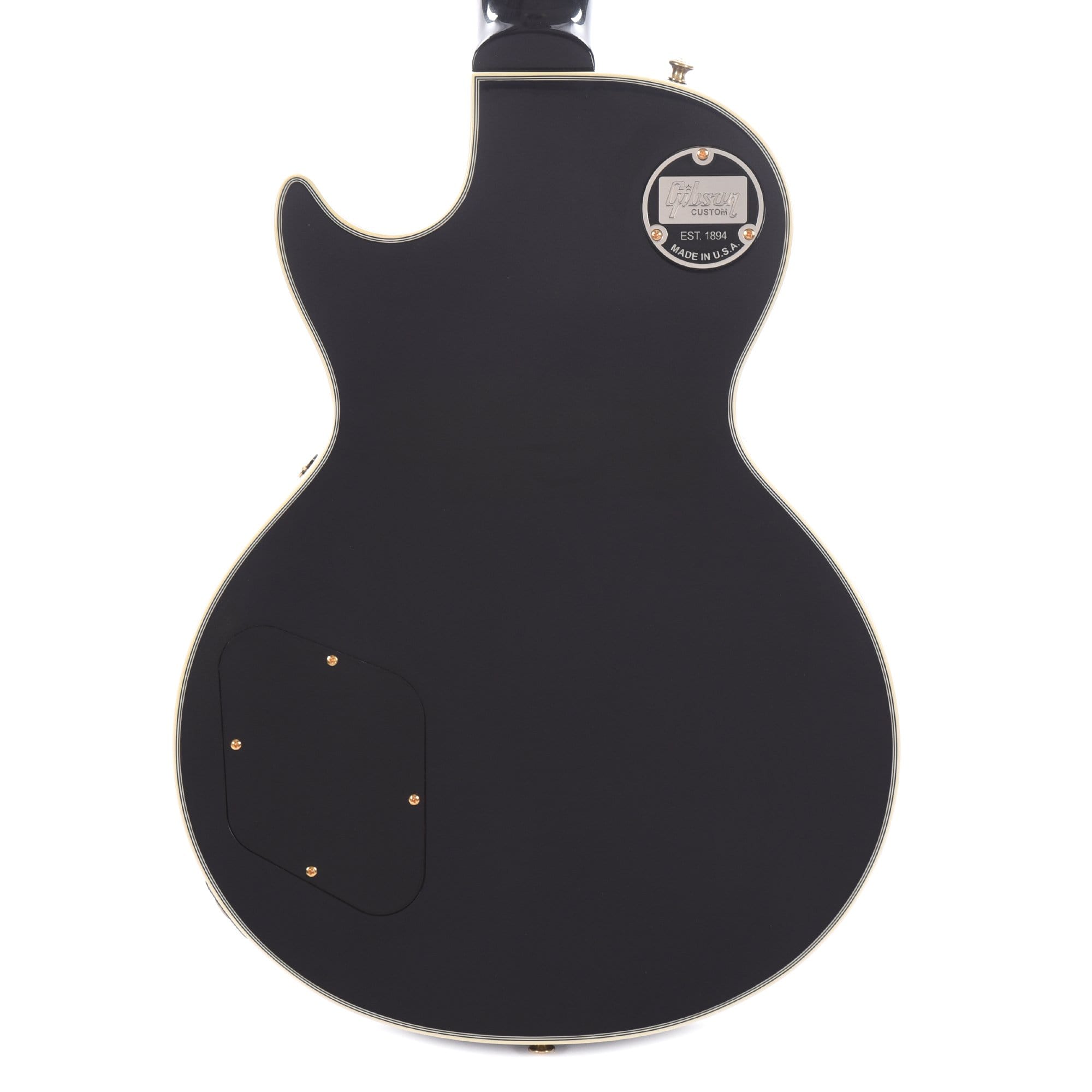 Gibson Custom 1957 Les Paul Custom Reissue 3-Pickup Ebony VOS Electric Guitars / Solid Body