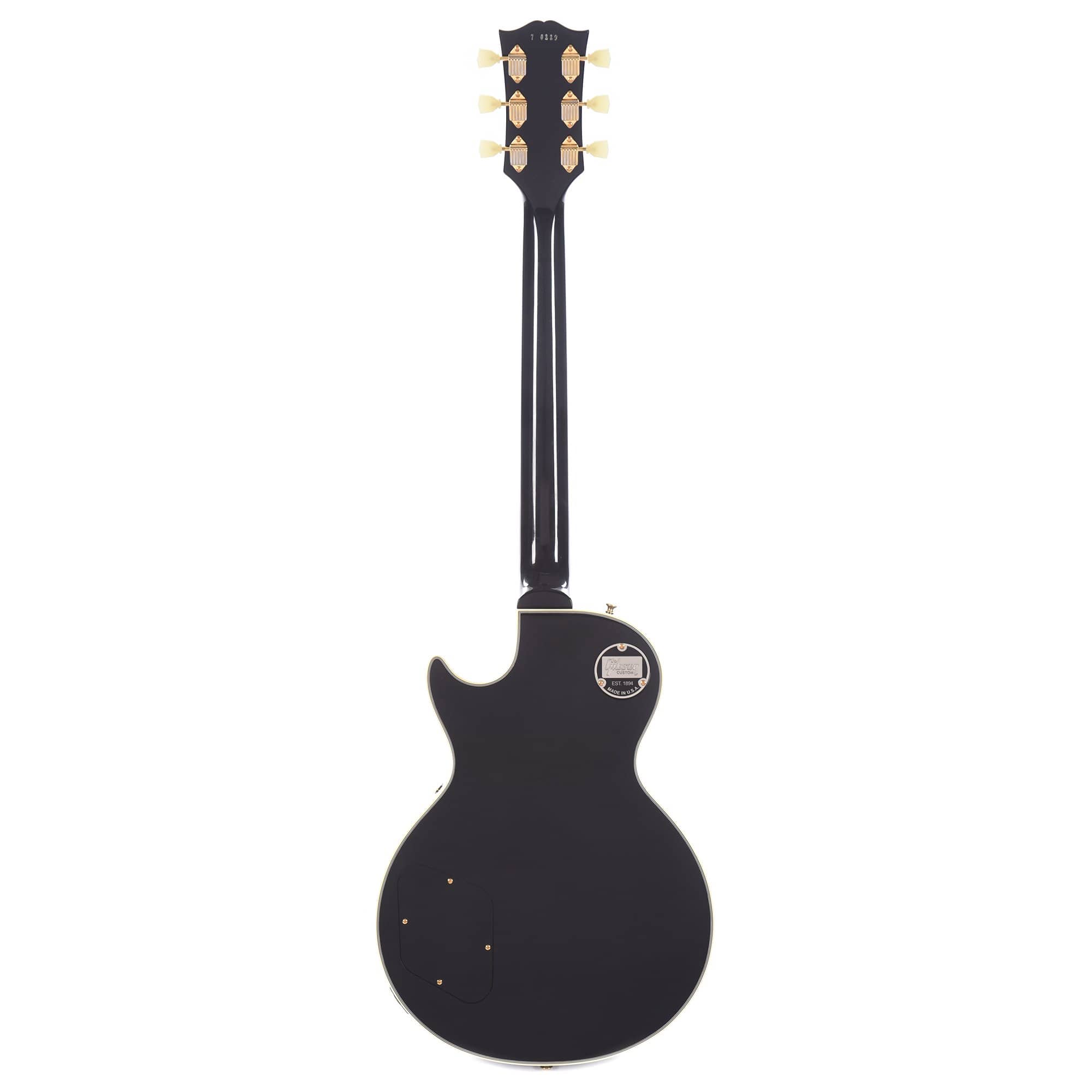 Gibson Custom 1957 Les Paul Custom Reissue 3-Pickup Ebony VOS Electric Guitars / Solid Body
