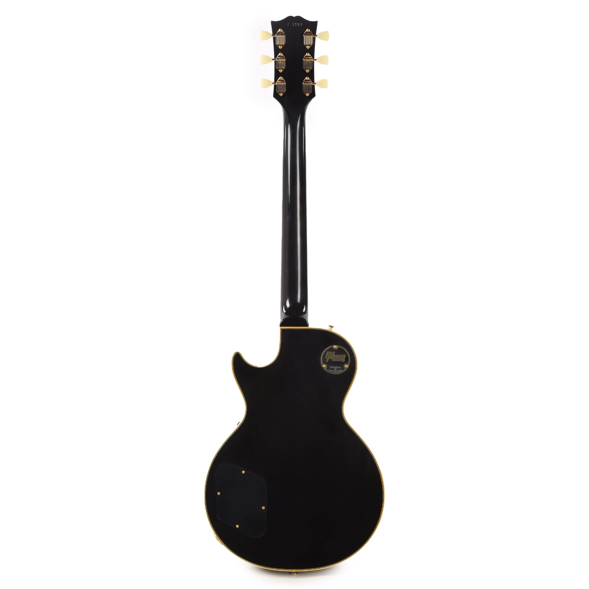 Gibson Custom 1957 Les Paul Custom Reissue 3-Pickup Ebony VOS Electric Guitars / Solid Body