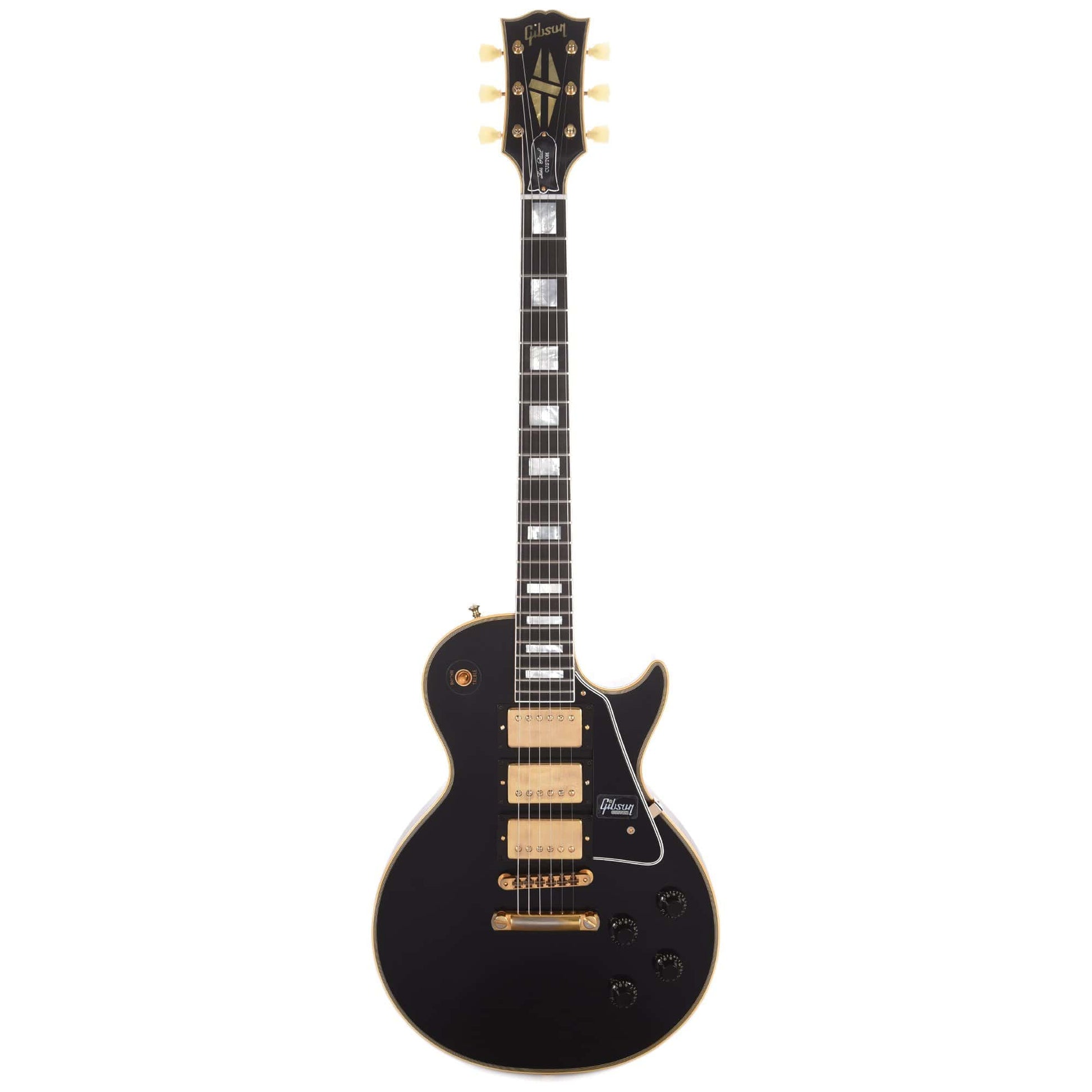 Gibson Custom 1957 Les Paul Custom Reissue 3-Pickup Ebony VOS Electric Guitars / Solid Body