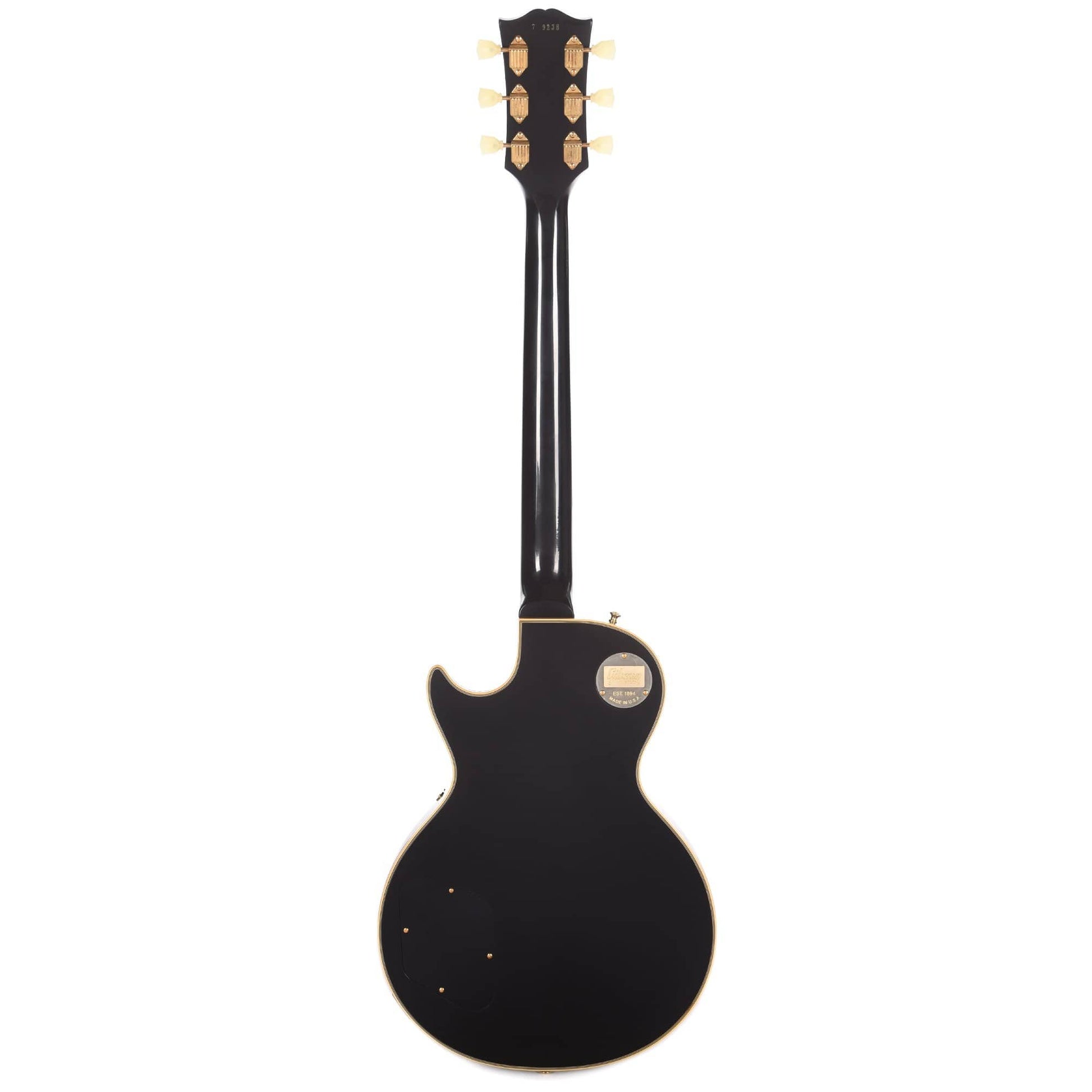 Gibson Custom 1957 Les Paul Custom Reissue 3-Pickup Ebony VOS Electric Guitars / Solid Body