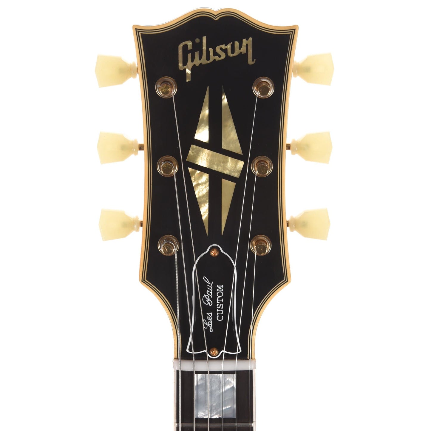Gibson Custom 1957 Les Paul Custom Reissue 3-Pickup Ebony VOS Electric Guitars / Solid Body