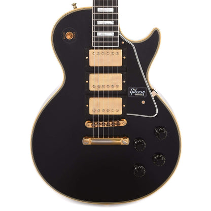 Gibson Custom 1957 Les Paul Custom Reissue 3-Pickup Ebony VOS Electric Guitars / Solid Body