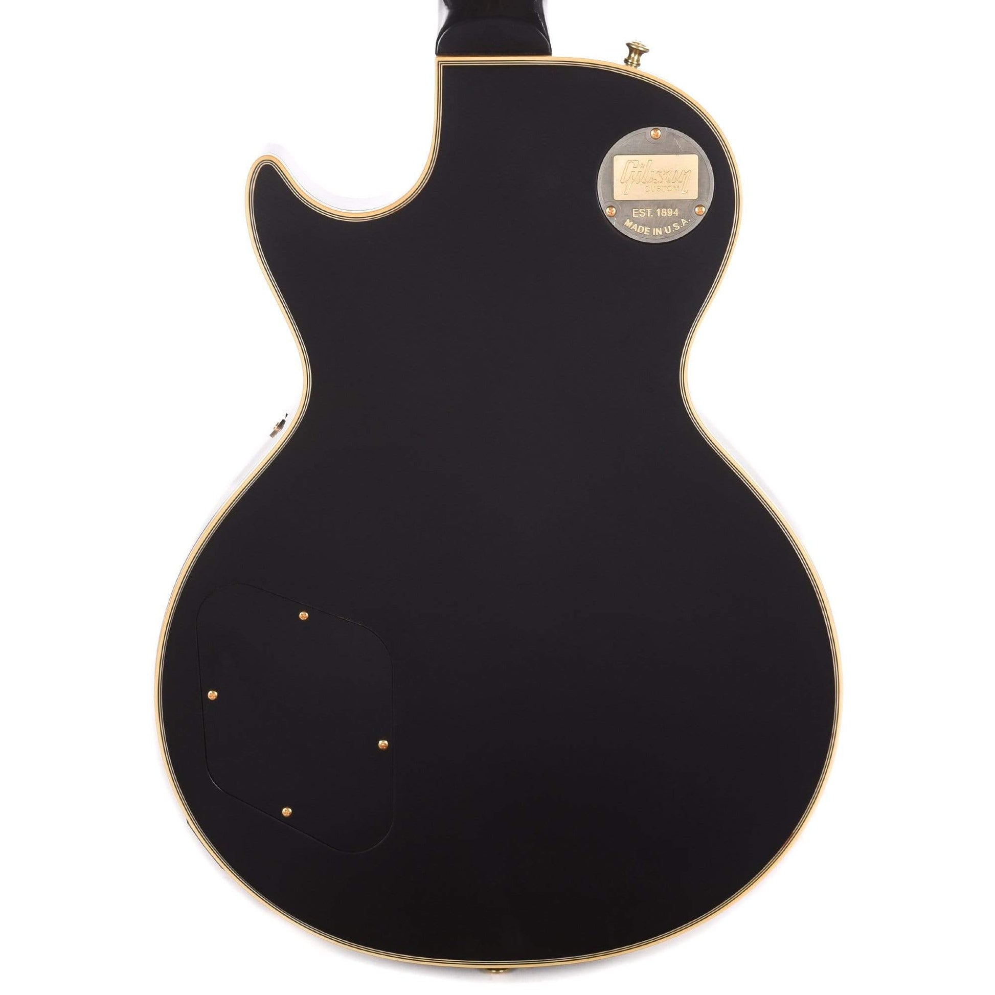 Gibson Custom 1957 Les Paul Custom Reissue 3-Pickup Ebony VOS Electric Guitars / Solid Body