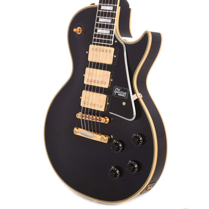 Gibson Custom 1957 Les Paul Custom Reissue 3-Pickup Ebony VOS Electric Guitars / Solid Body