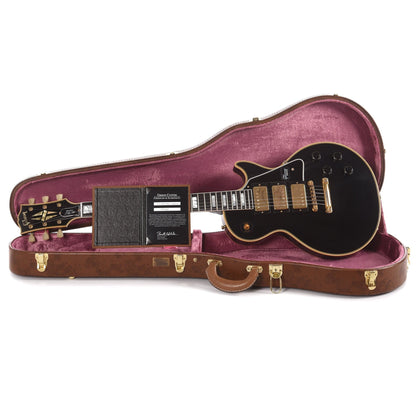 Gibson Custom 1957 Les Paul Custom Reissue 3-Pickup Ebony VOS Electric Guitars / Solid Body