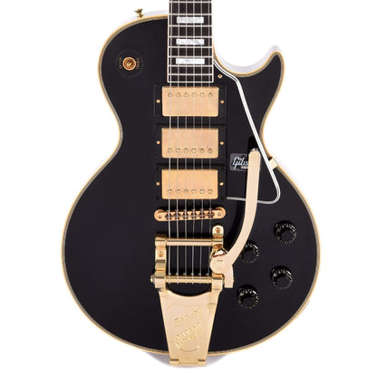 Gibson Custom 1957 Les Paul Custom Reissue 3-Pickup Ebony VOS w/Bigsby Electric Guitars / Solid Body