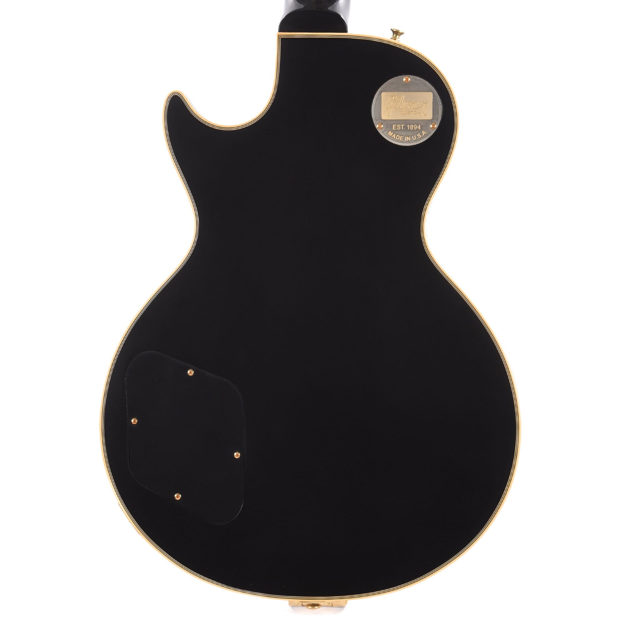 Gibson Custom 1957 Les Paul Custom Reissue 3-Pickup Ebony VOS w/Bigsby Electric Guitars / Solid Body