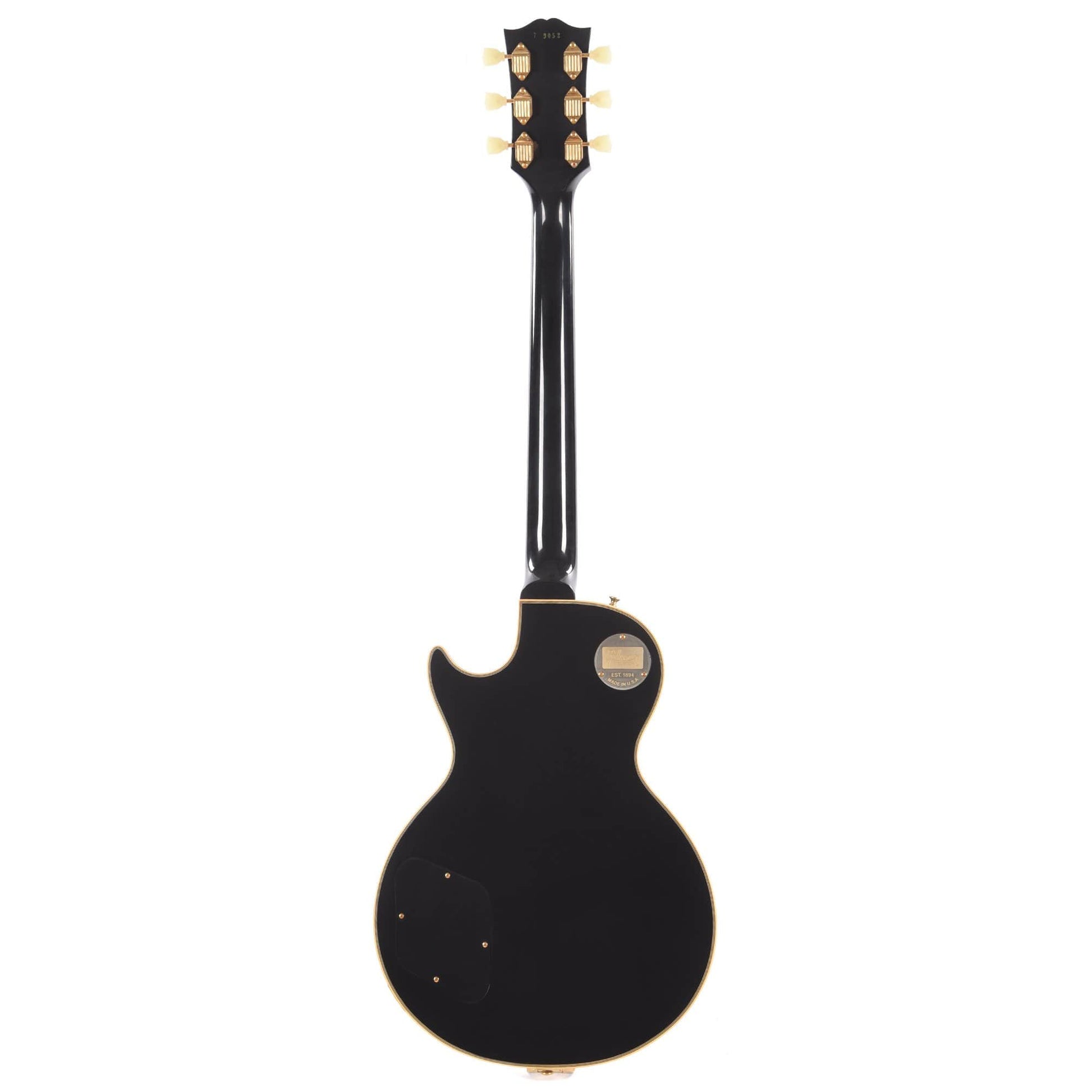 Gibson Custom 1957 Les Paul Custom Reissue 3-Pickup Ebony VOS w/Bigsby Electric Guitars / Solid Body