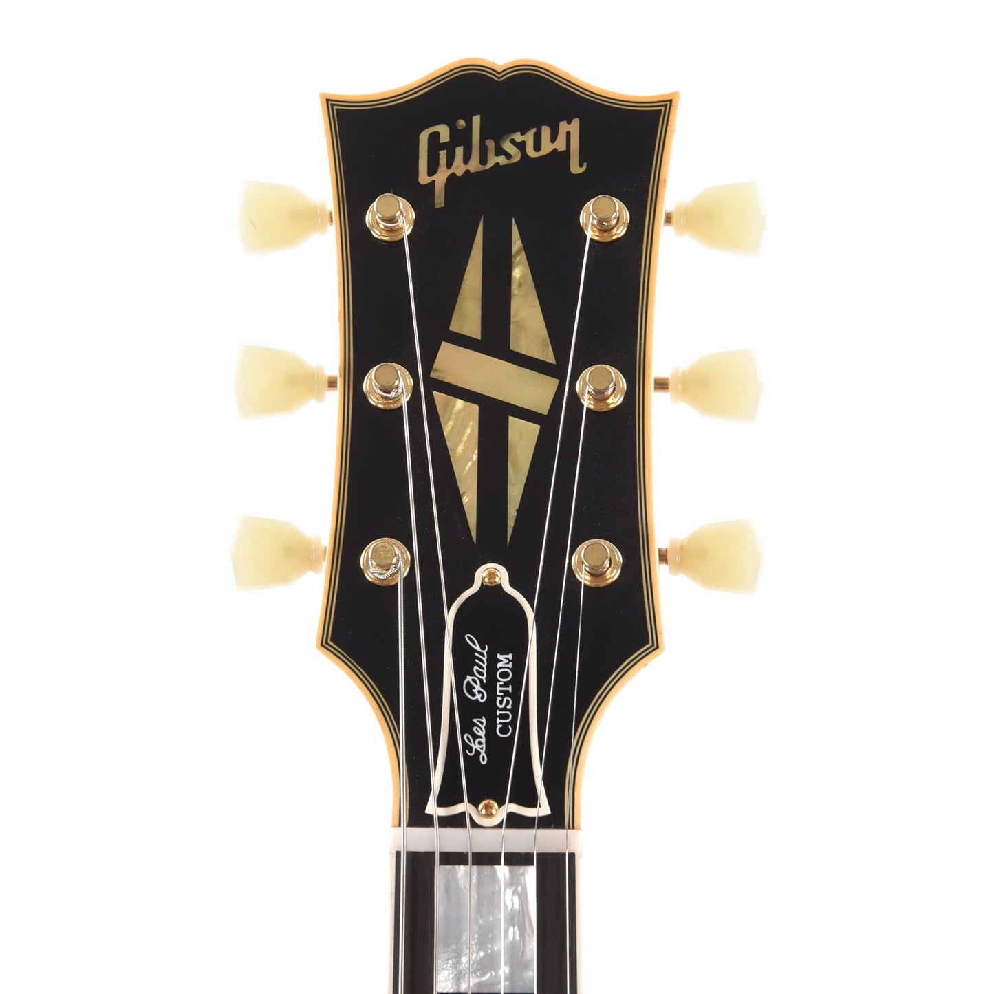 Gibson Custom 1957 Les Paul Custom Reissue 3-Pickup Ebony VOS w/Bigsby Electric Guitars / Solid Body