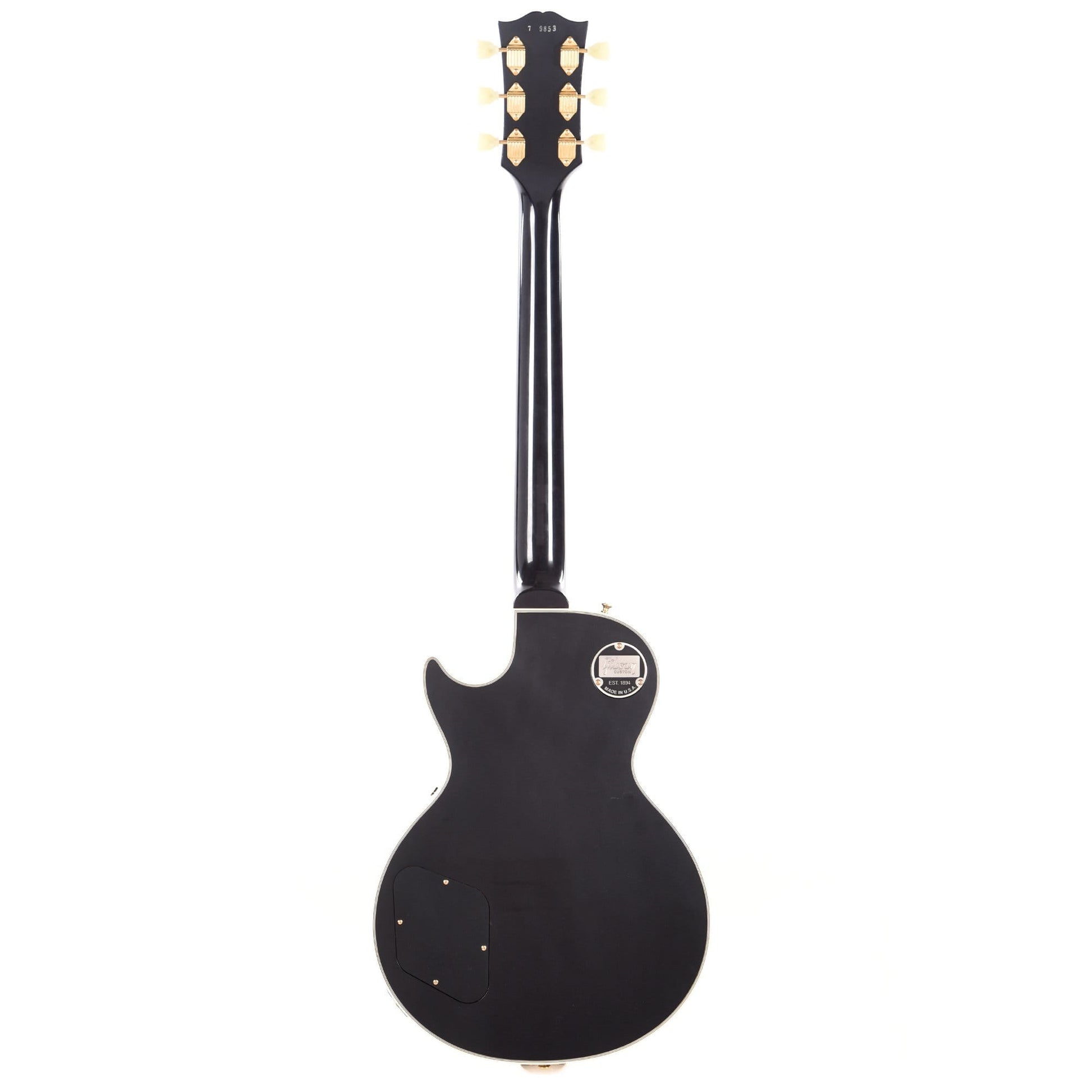 Gibson Custom 1957 Les Paul Custom Reissue 3-Pickup Ebony VOS w/Bigsby Electric Guitars / Solid Body