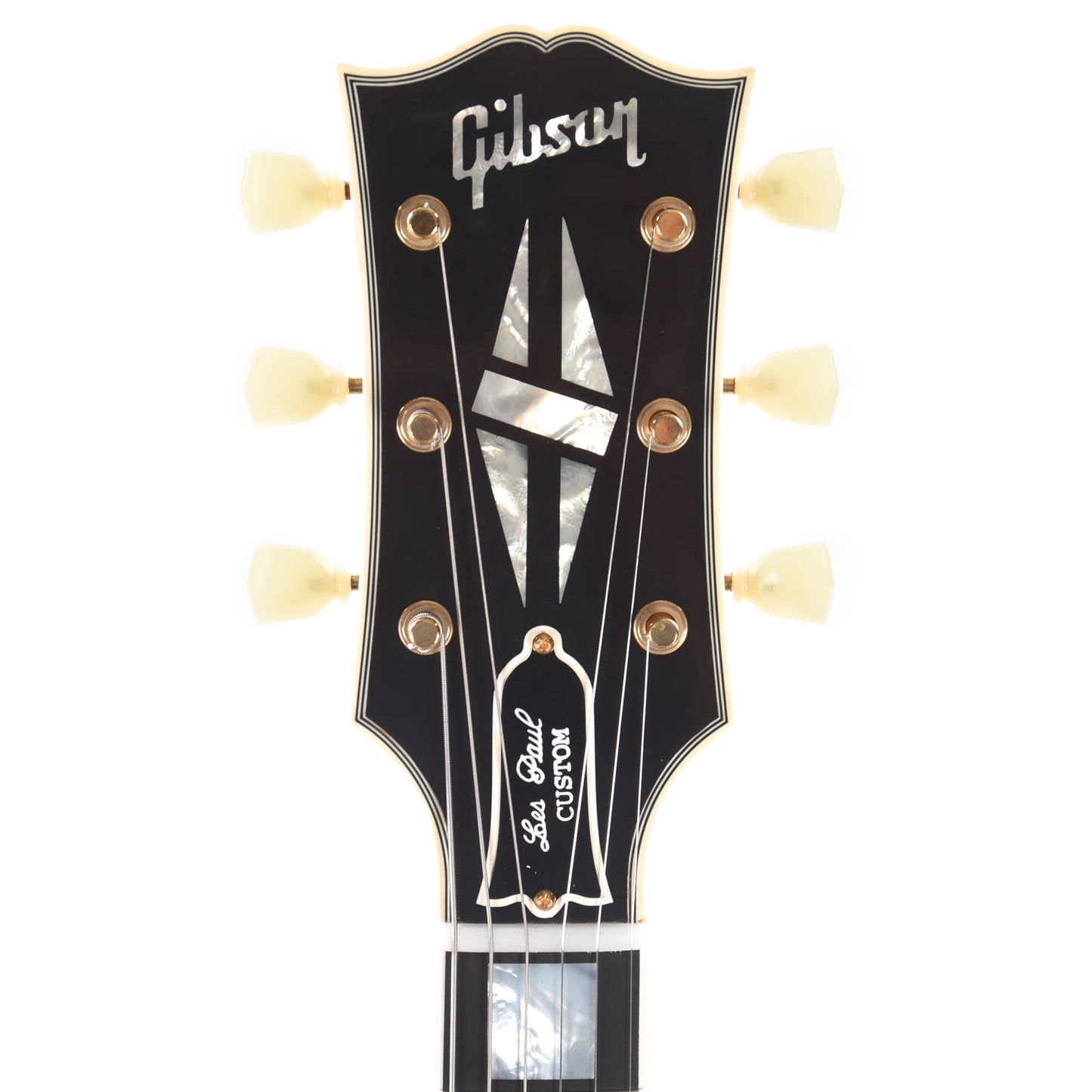 Gibson Custom 1957 Les Paul Custom Reissue 3-Pickup Ebony VOS w/Bigsby Electric Guitars / Solid Body