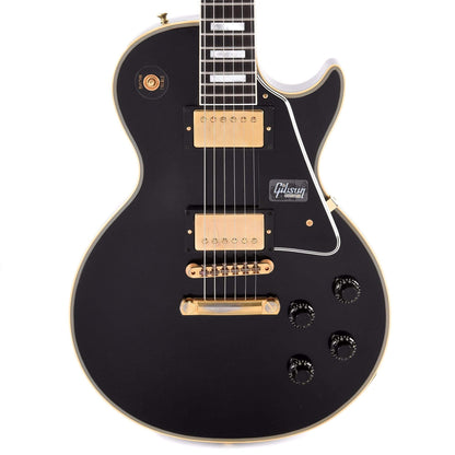 Gibson Custom 1957 Les Paul Custom Reissue Ebony VOS Electric Guitars / Solid Body