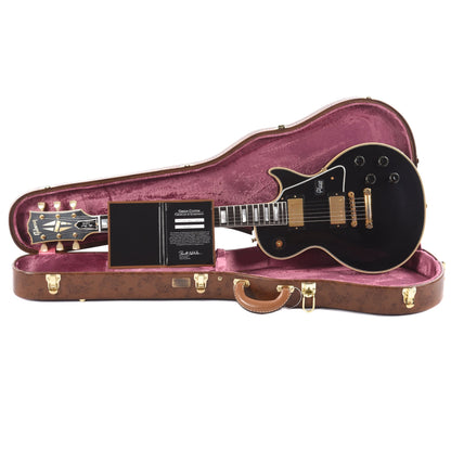 Gibson Custom 1957 Les Paul Custom Reissue Ebony VOS Electric Guitars / Solid Body