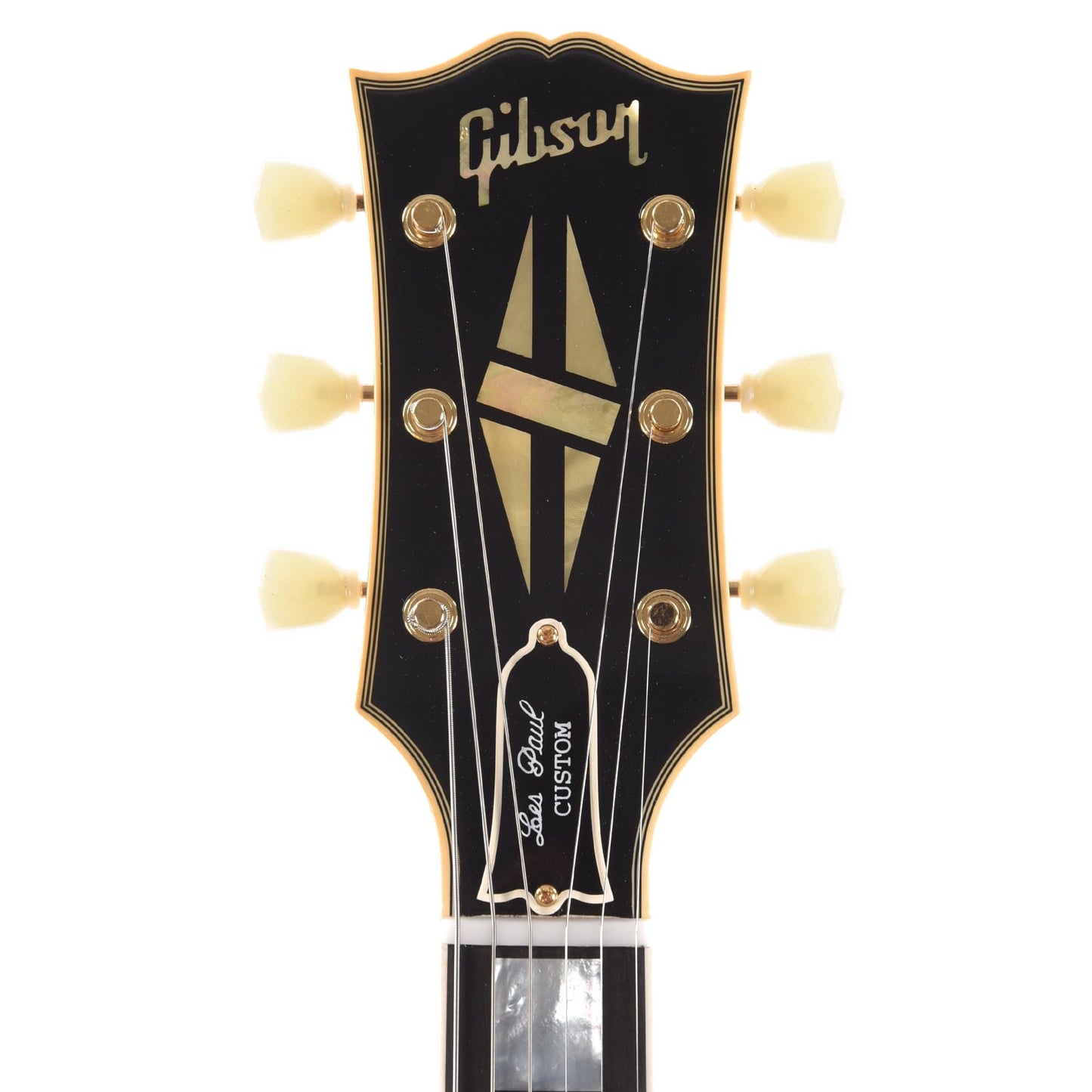 Gibson Custom 1957 Les Paul Custom Reissue Ebony VOS Electric Guitars / Solid Body