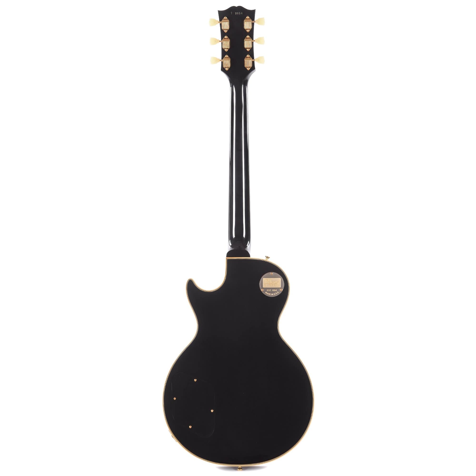 Gibson Custom 1957 Les Paul Custom Reissue Ebony VOS Electric Guitars / Solid Body