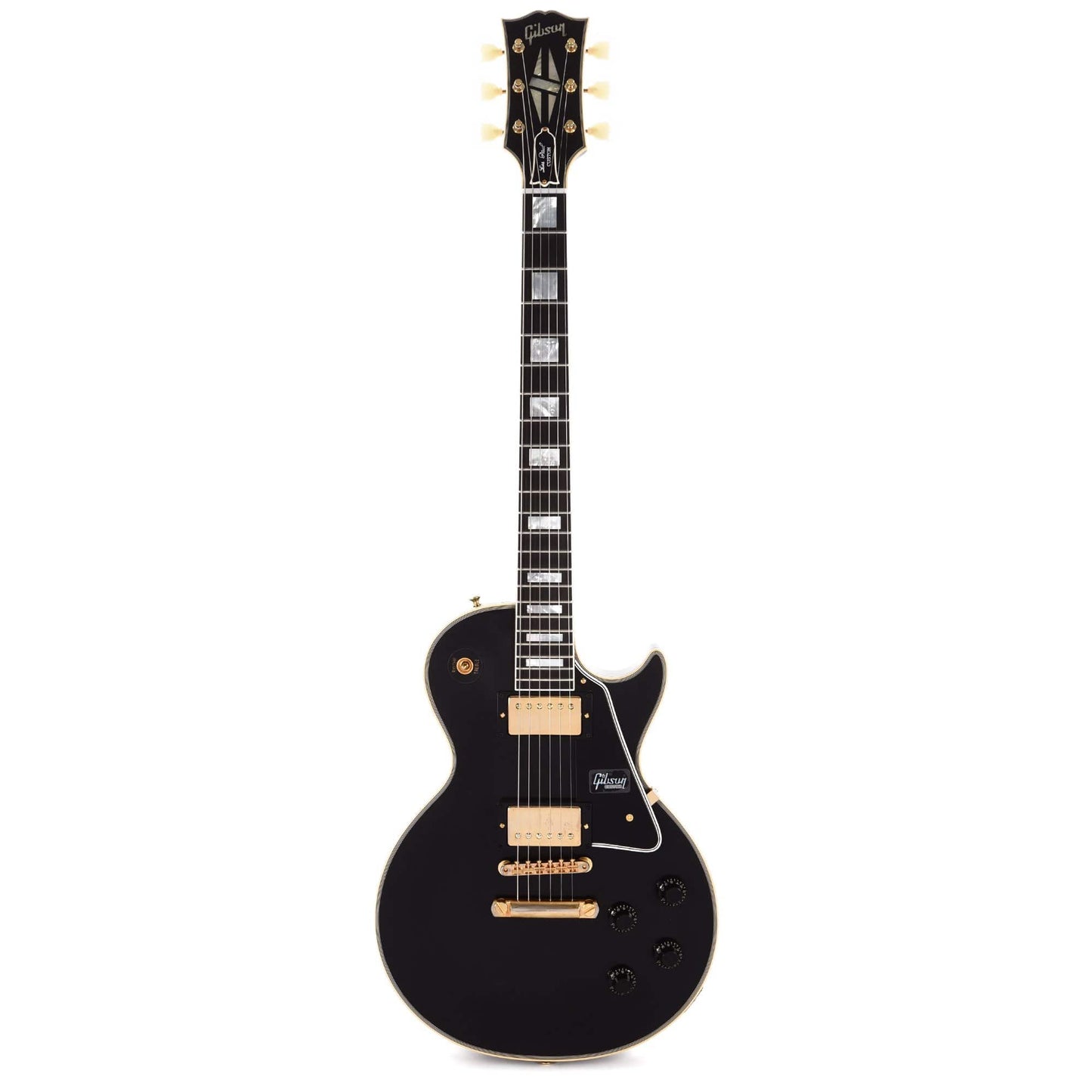 Gibson Custom 1957 Les Paul Custom Reissue Ebony VOS Electric Guitars / Solid Body