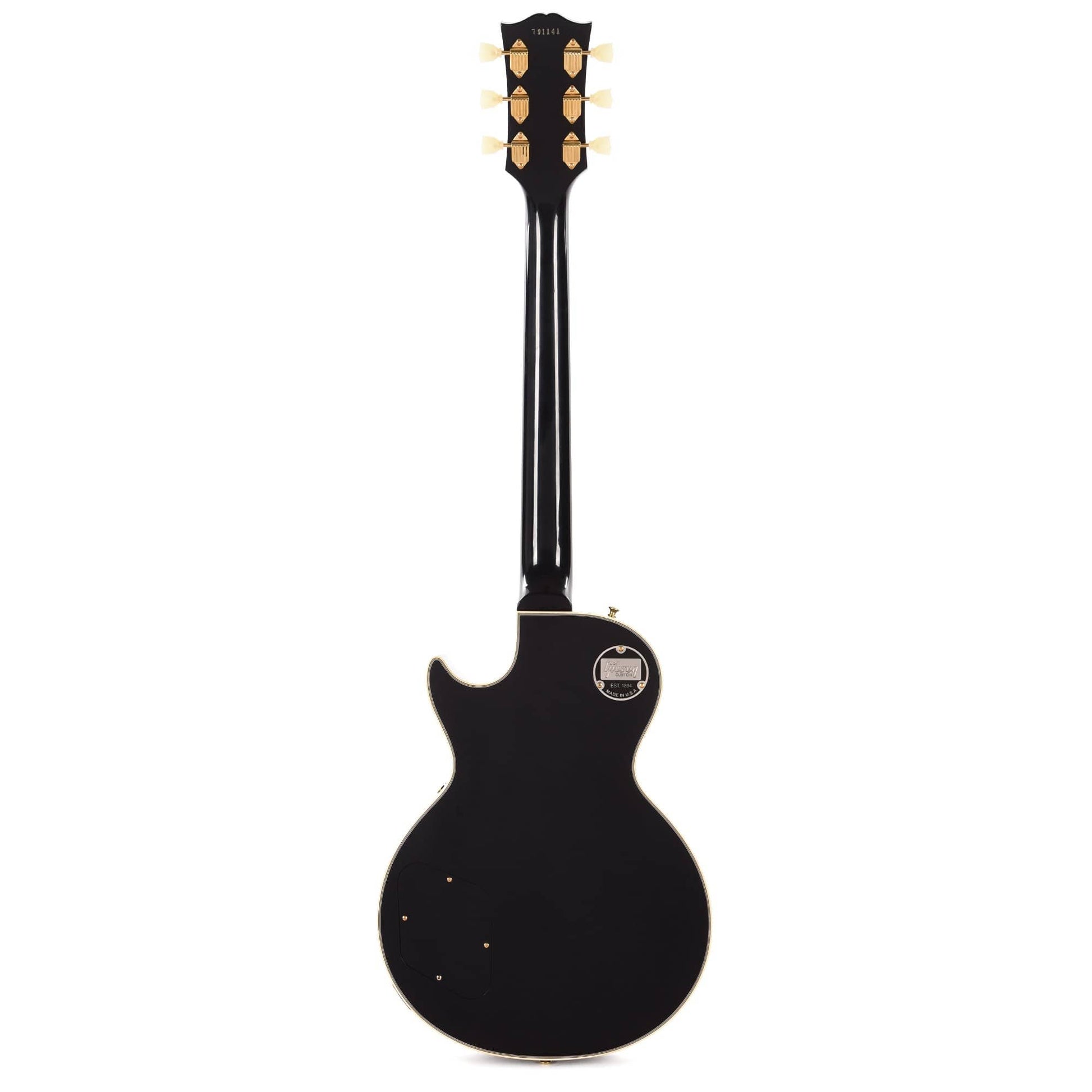 Gibson Custom 1957 Les Paul Custom Reissue Ebony VOS Electric Guitars / Solid Body