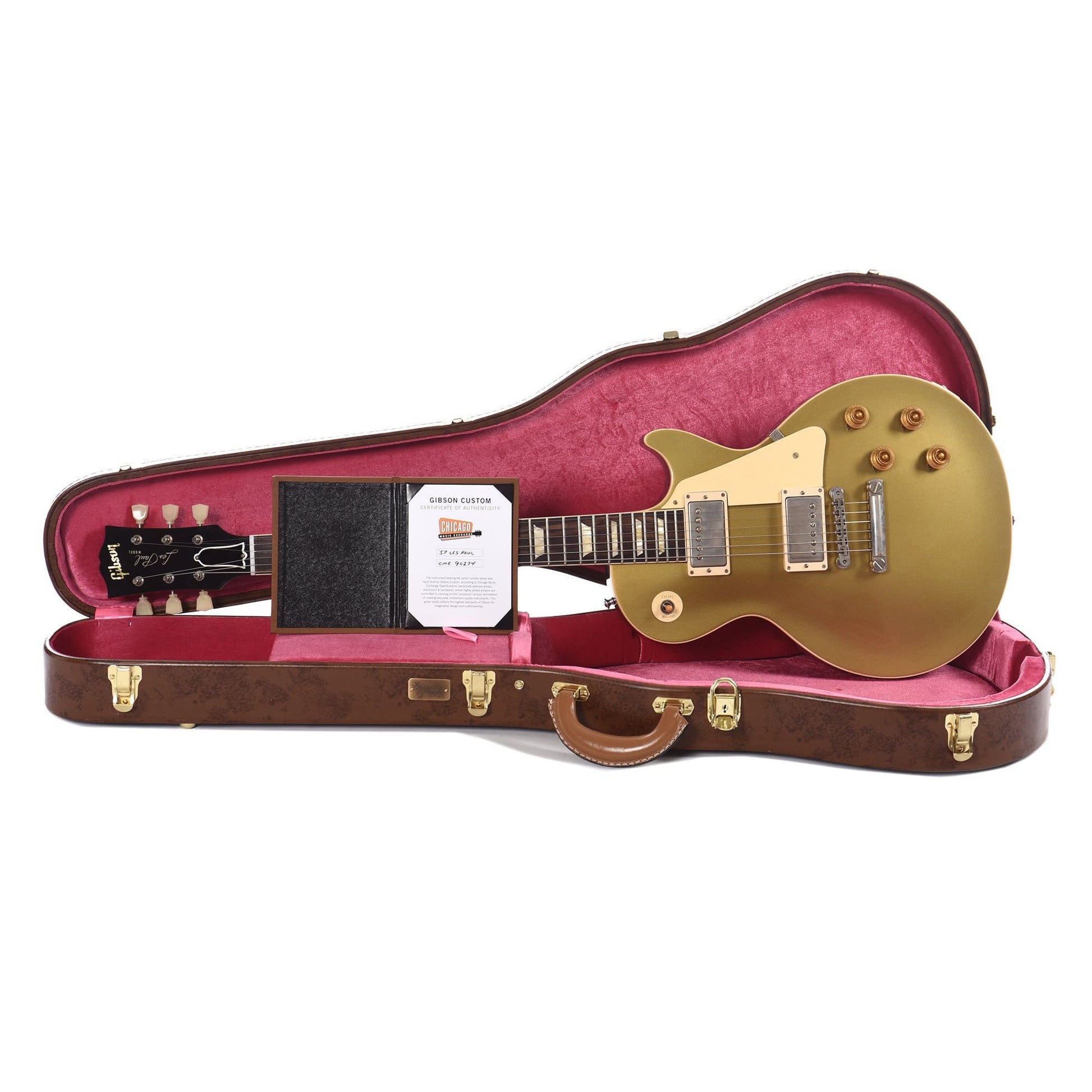 Gibson Custom 1957 Les Paul Goldtop "CME Spec" VOS w/59 Carmelita Neck Electric Guitars / Solid Body