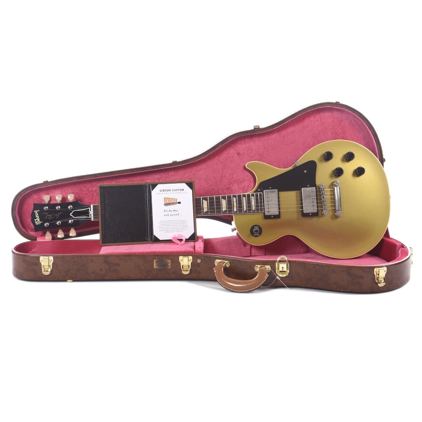 Gibson Custom 1957 Les Paul Goldtop "CME Spec" VOS w/Black Plastics Electric Guitars / Solid Body