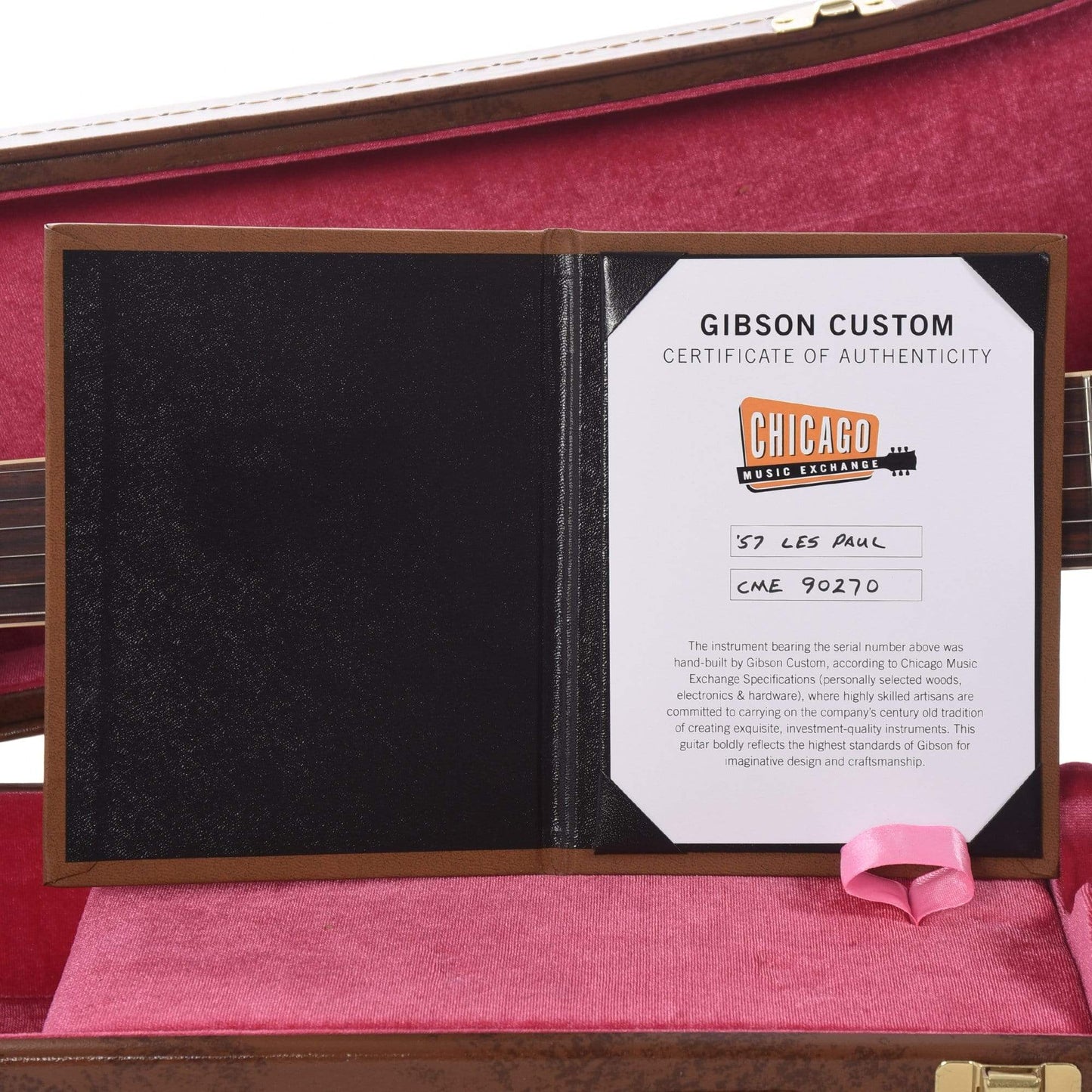 Gibson Custom 1957 Les Paul Goldtop "CME Spec" VOS w/Black Plastics Electric Guitars / Solid Body