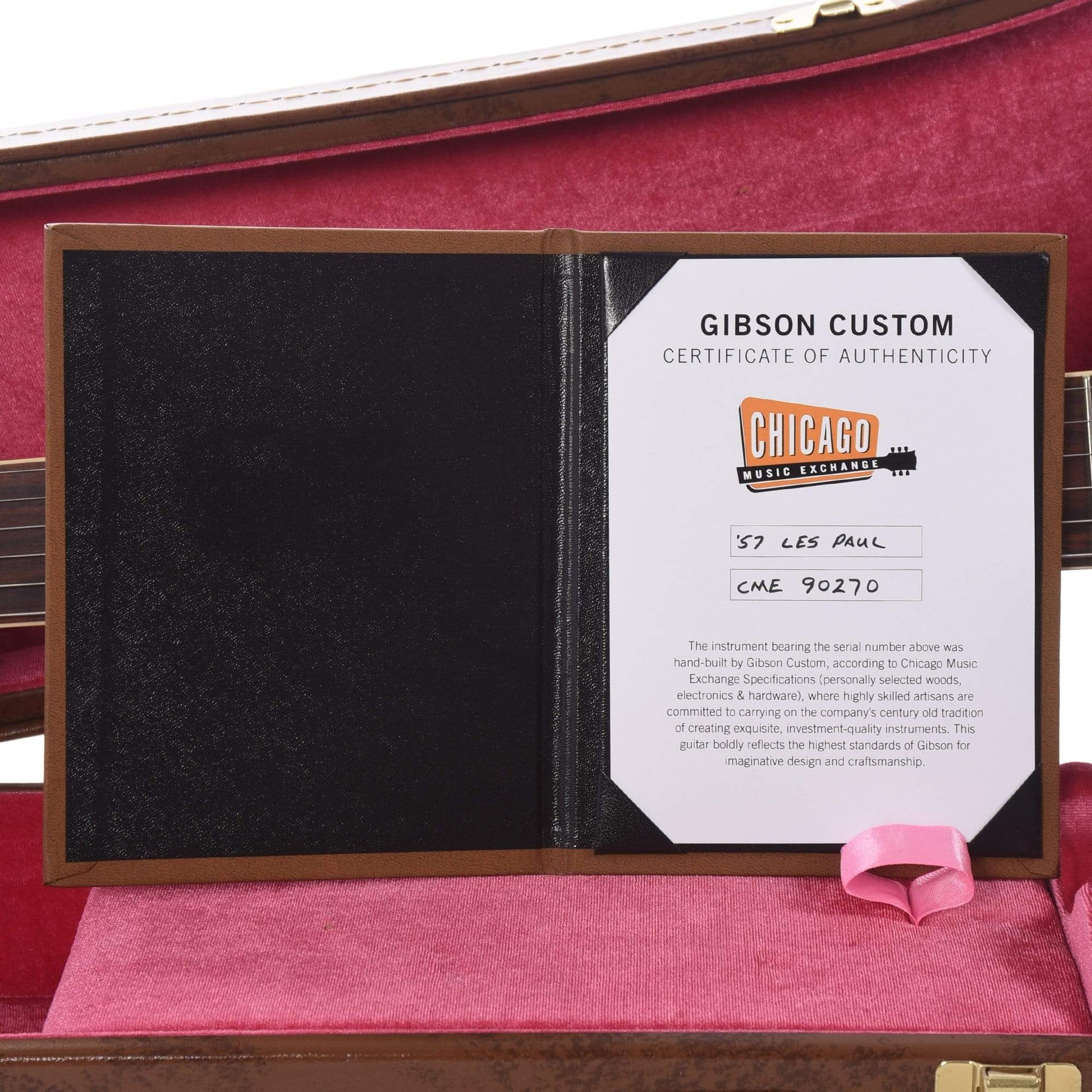 Gibson Custom 1957 Les Paul Goldtop "CME Spec" VOS w/Black Plastics Electric Guitars / Solid Body