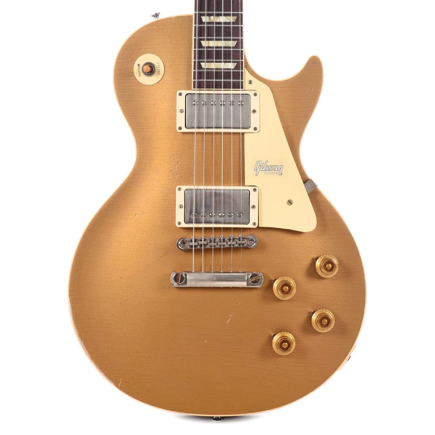 Gibson Custom 1957 Les Paul Goldtop Lightly Aged M2M Electric Guitars / Solid Body
