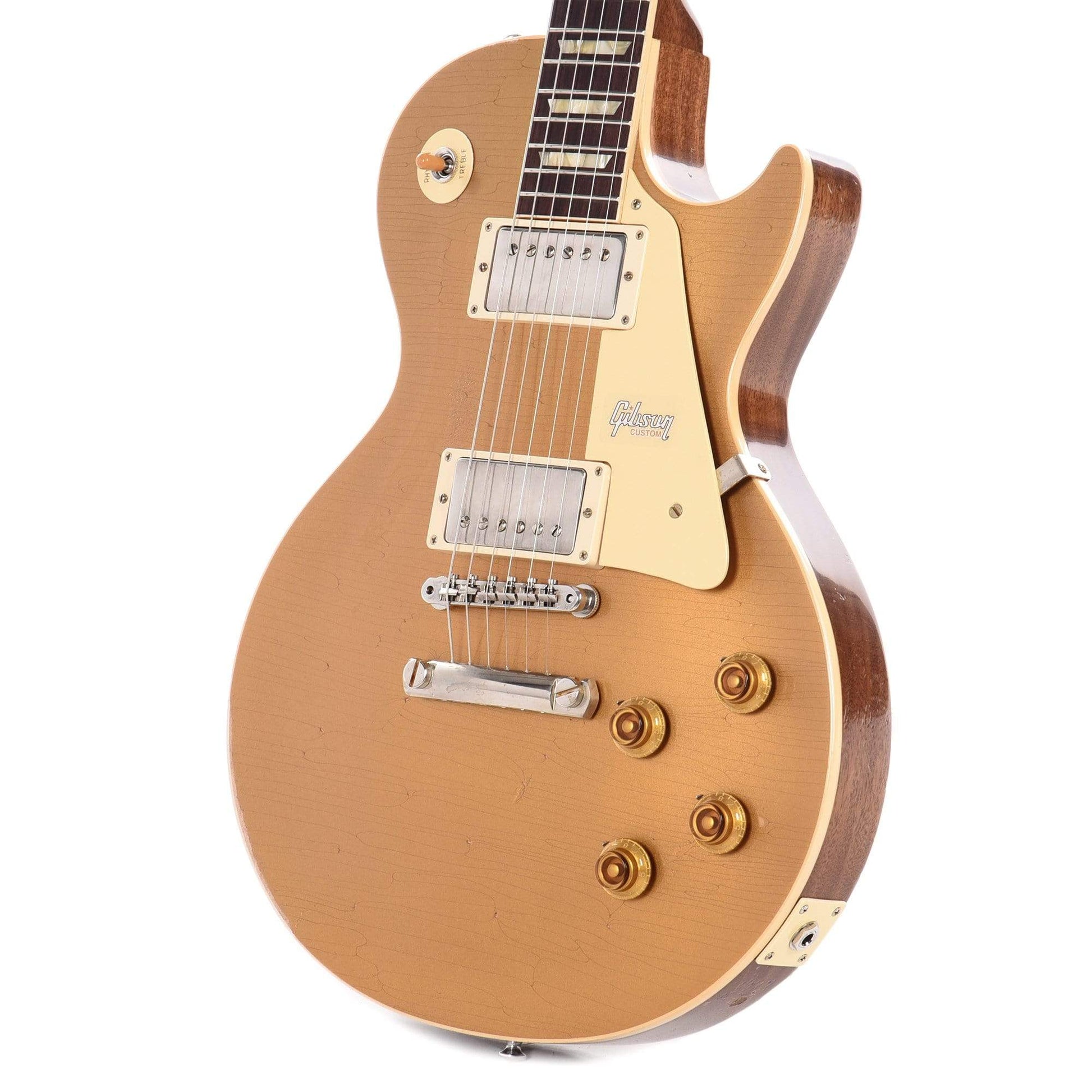 Gibson Custom 1957 Les Paul Goldtop Lightly Aged M2M Electric Guitars / Solid Body