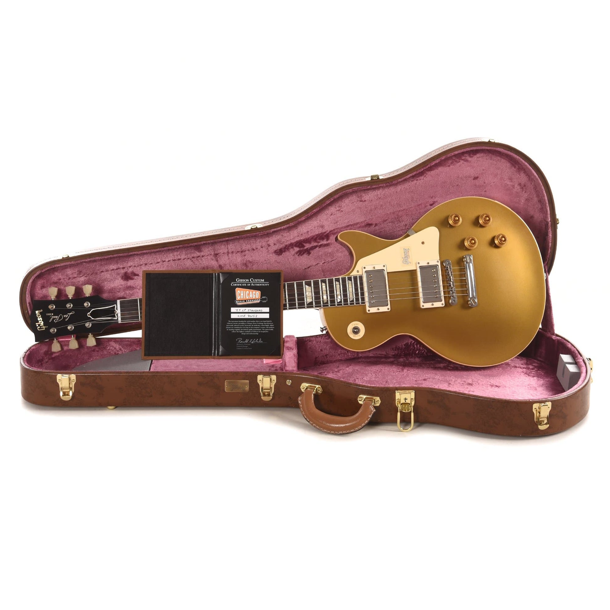 Gibson Custom 1957 Les Paul Goldtop VOS w/60 V2 Neck Profile Electric Guitars / Solid Body