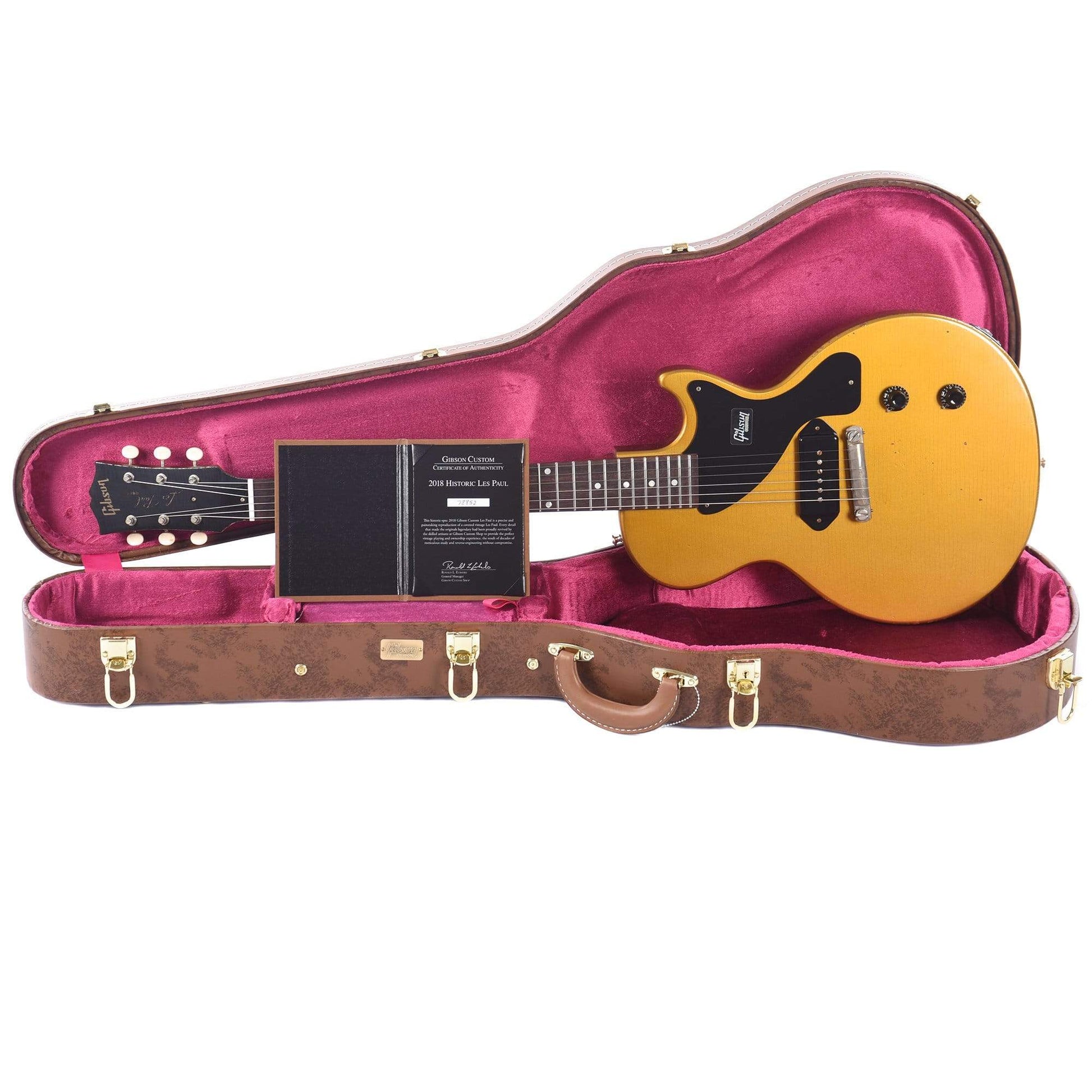 Gibson Custom 1957 Les Paul Junior Singlecut Double Gold Heavy Aged Electric Guitars / Solid Body
