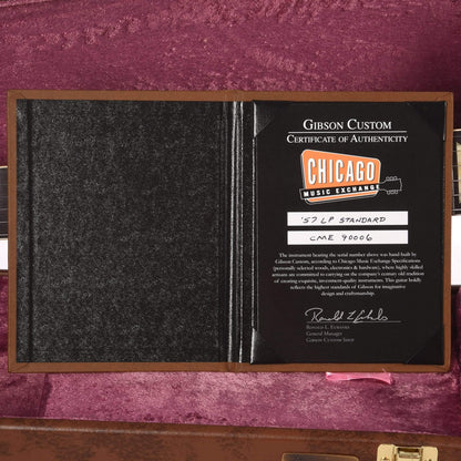 Gibson Custom 1957 Les Paul Standard Caddy Green VOS Electric Guitars / Solid Body