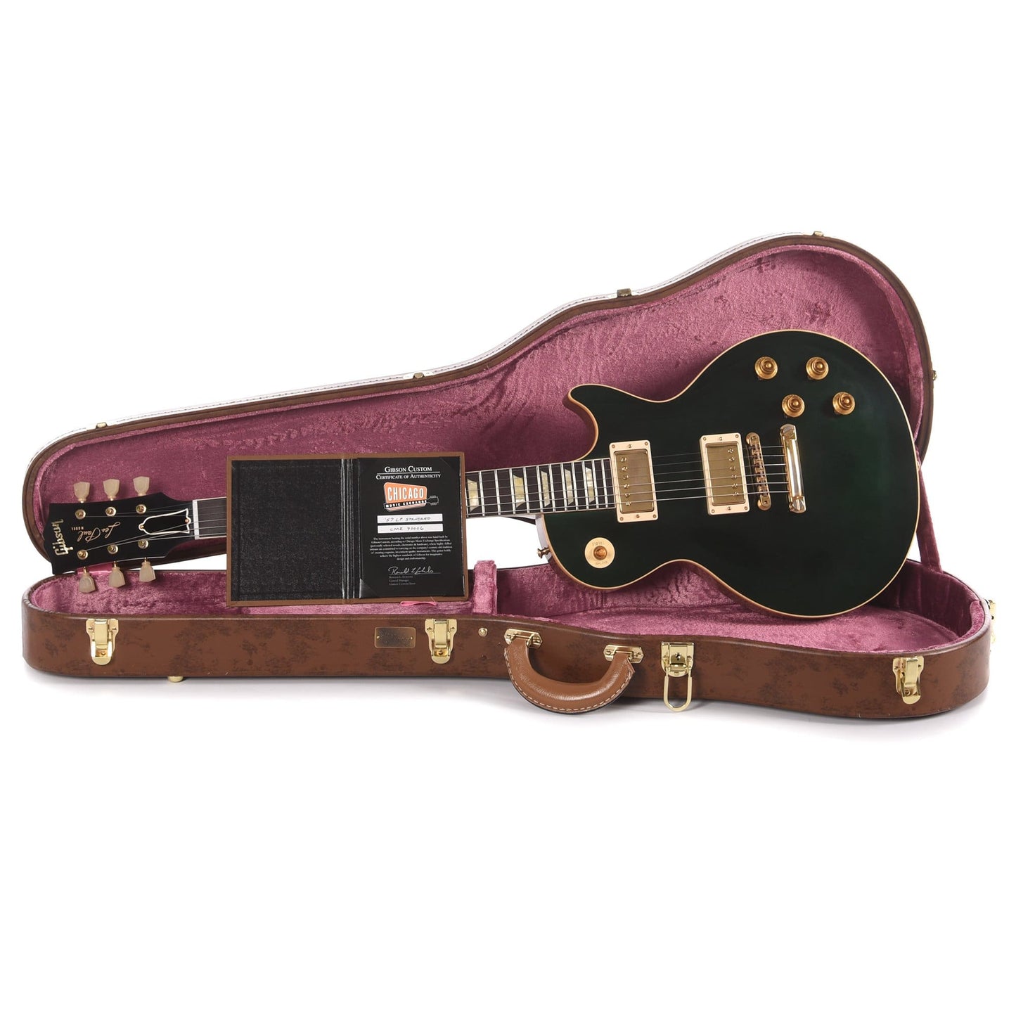 Gibson Custom 1957 Les Paul Standard Caddy Green VOS Electric Guitars / Solid Body