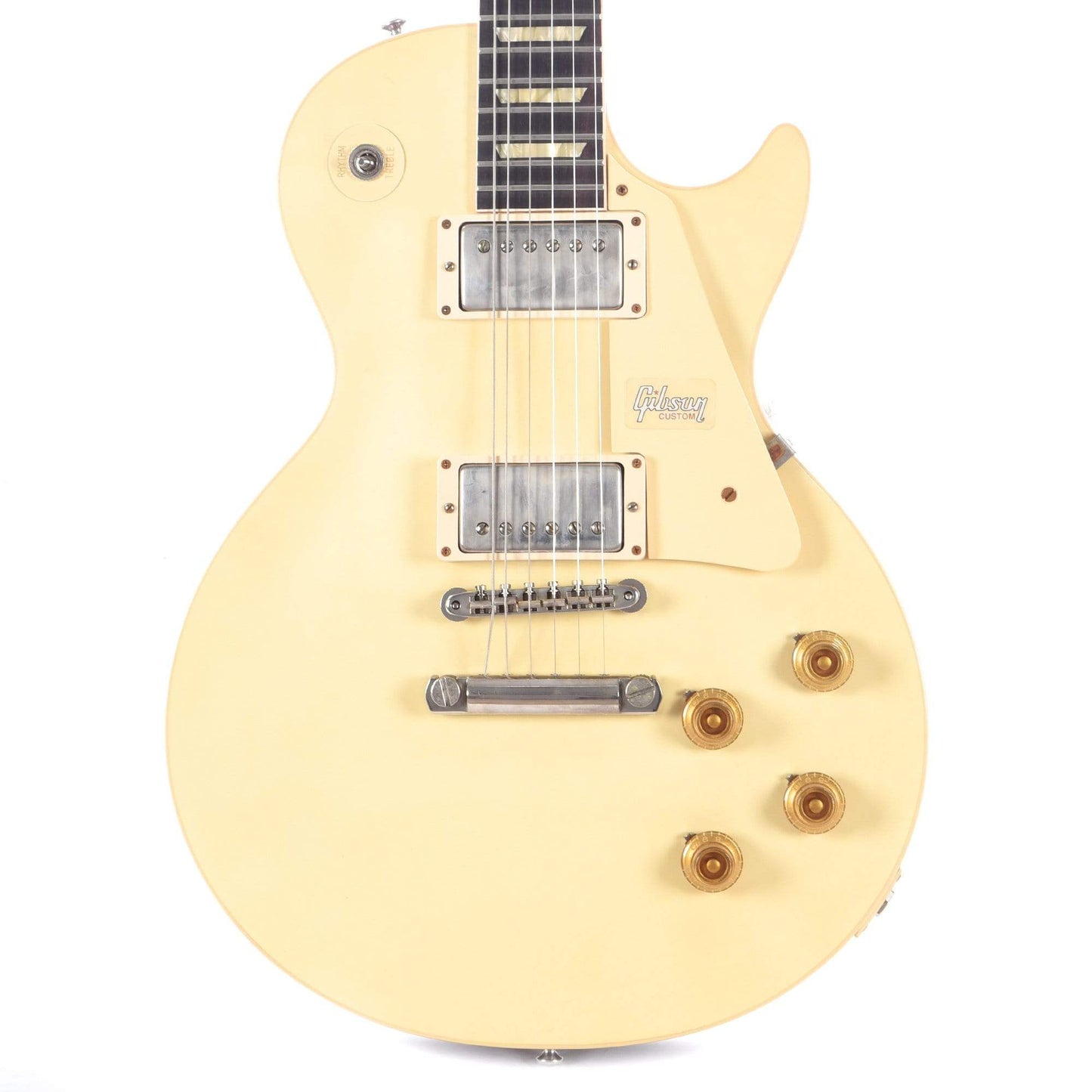 Gibson Custom 1957 Les Paul Standard Classic White VOS Electric Guitars / Solid Body
