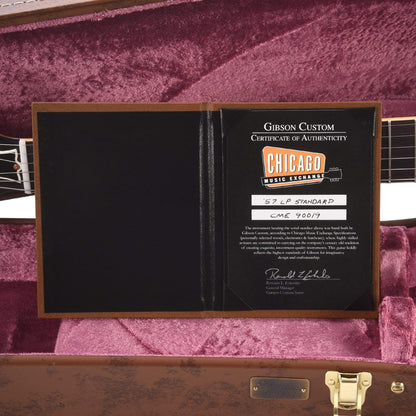 Gibson Custom 1957 Les Paul Standard "CME Spec" Antique Sparkling Burgundy VOS Electric Guitars / Solid Body