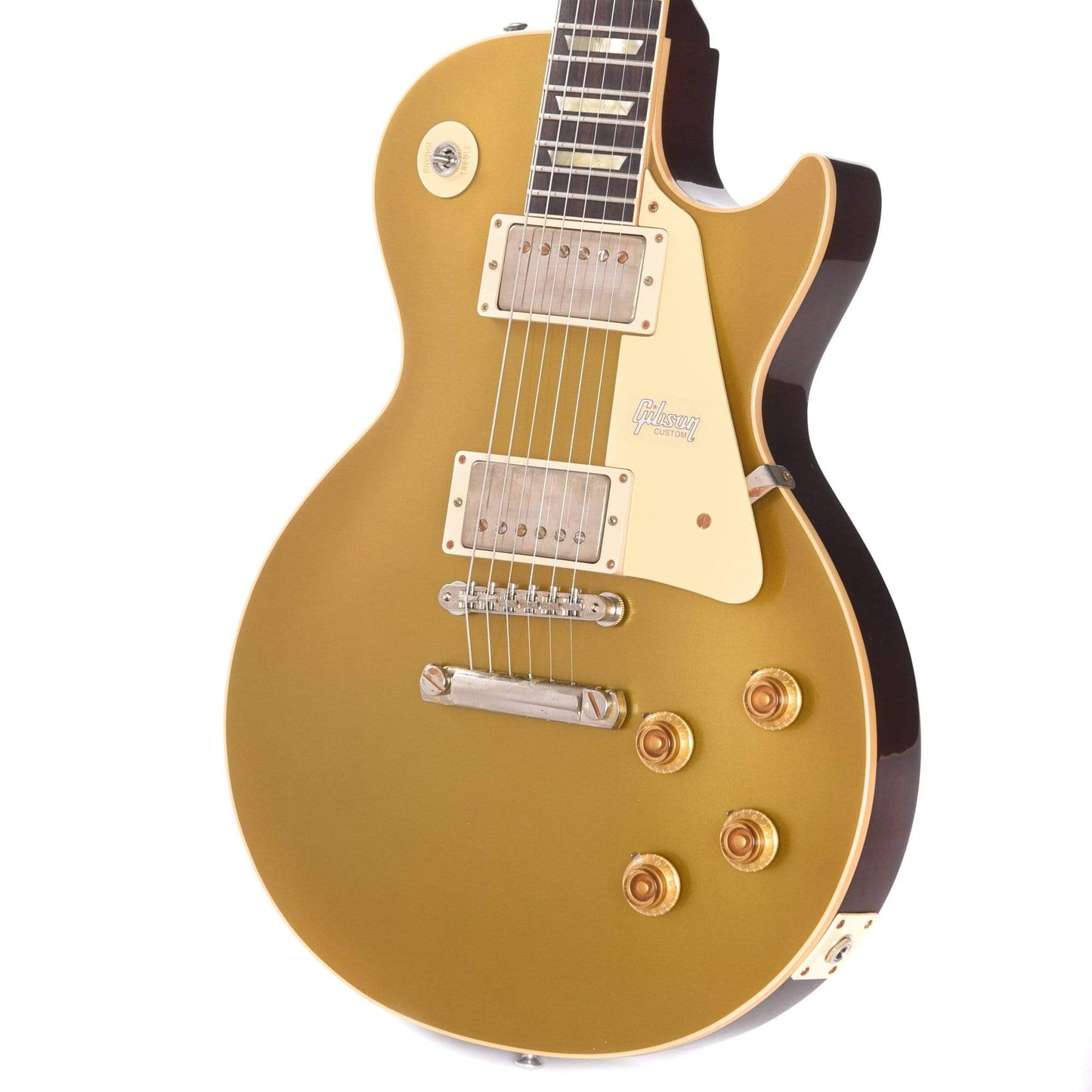 Gibson Custom 1957 Les Paul Standard Goldtop Darkback VOS Electric Guitars / Solid Body