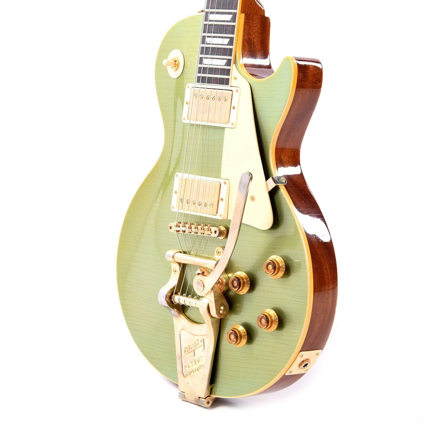 Gibson Custom 1957 Les Paul Standard Heavy Antique Pelham Blue Lightly Aged VOS Bigsby Electric Guitars / Solid Body