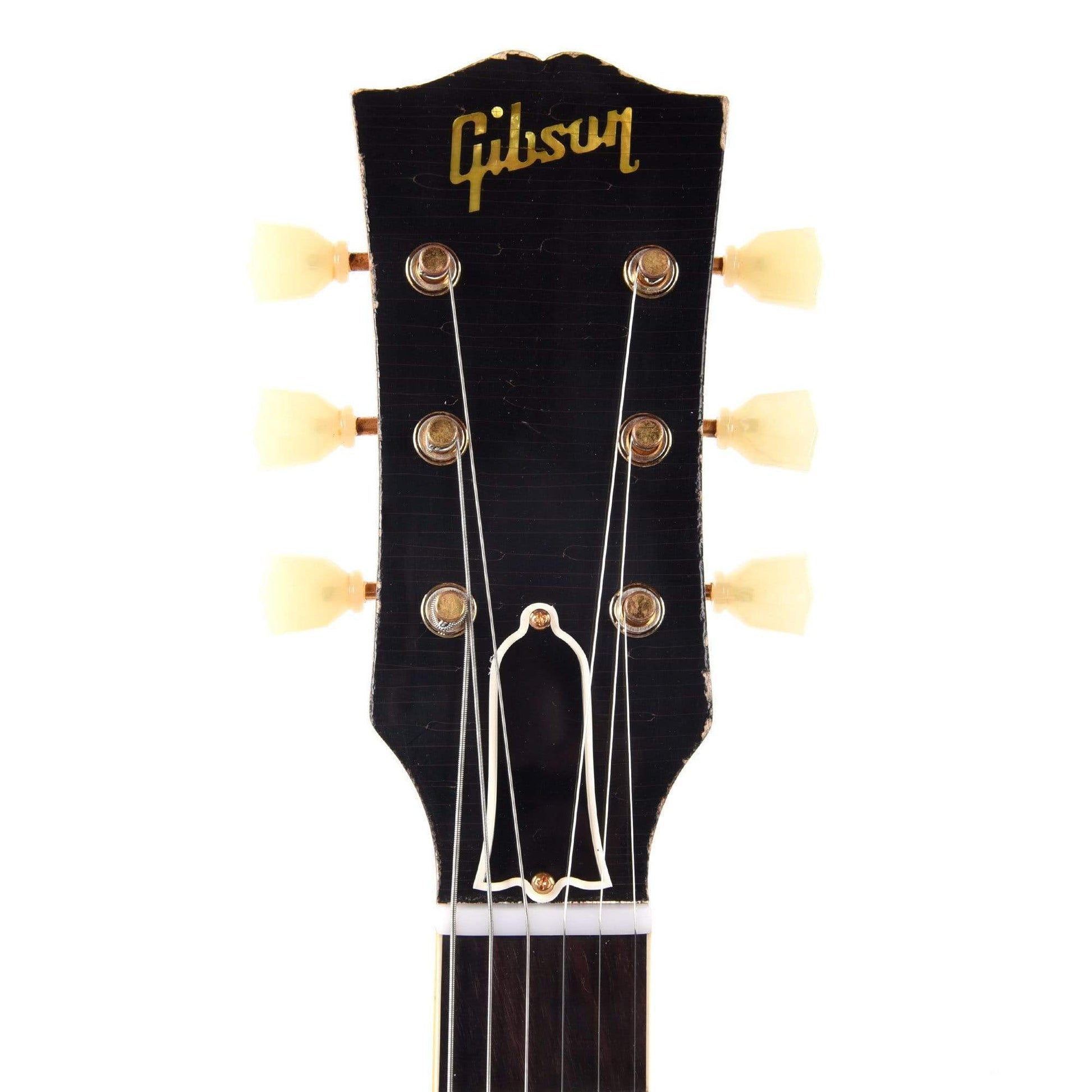 Gibson Custom 1957 Les Paul Standard Heavy Antique Pelham Blue Lightly Aged VOS Bigsby Electric Guitars / Solid Body
