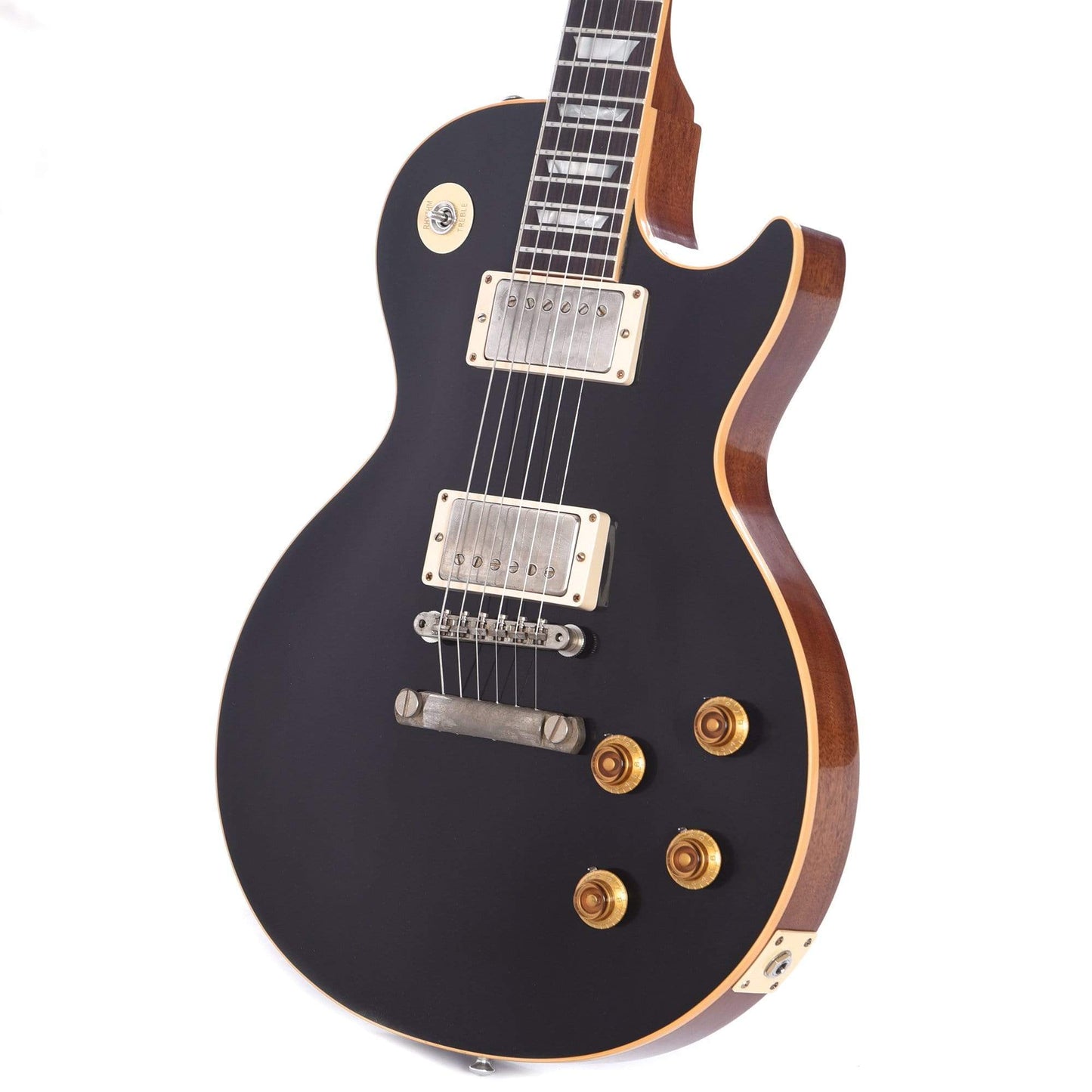Gibson Custom 1957 Les Paul Standard Lamp Black VOS Electric Guitars / Solid Body