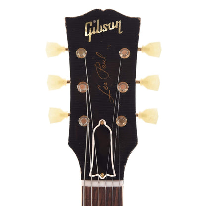 Gibson Custom 1957 Les Paul Standard Plain Top Pearl Gold Heavy Aged w/Bigsby Electric Guitars / Solid Body
